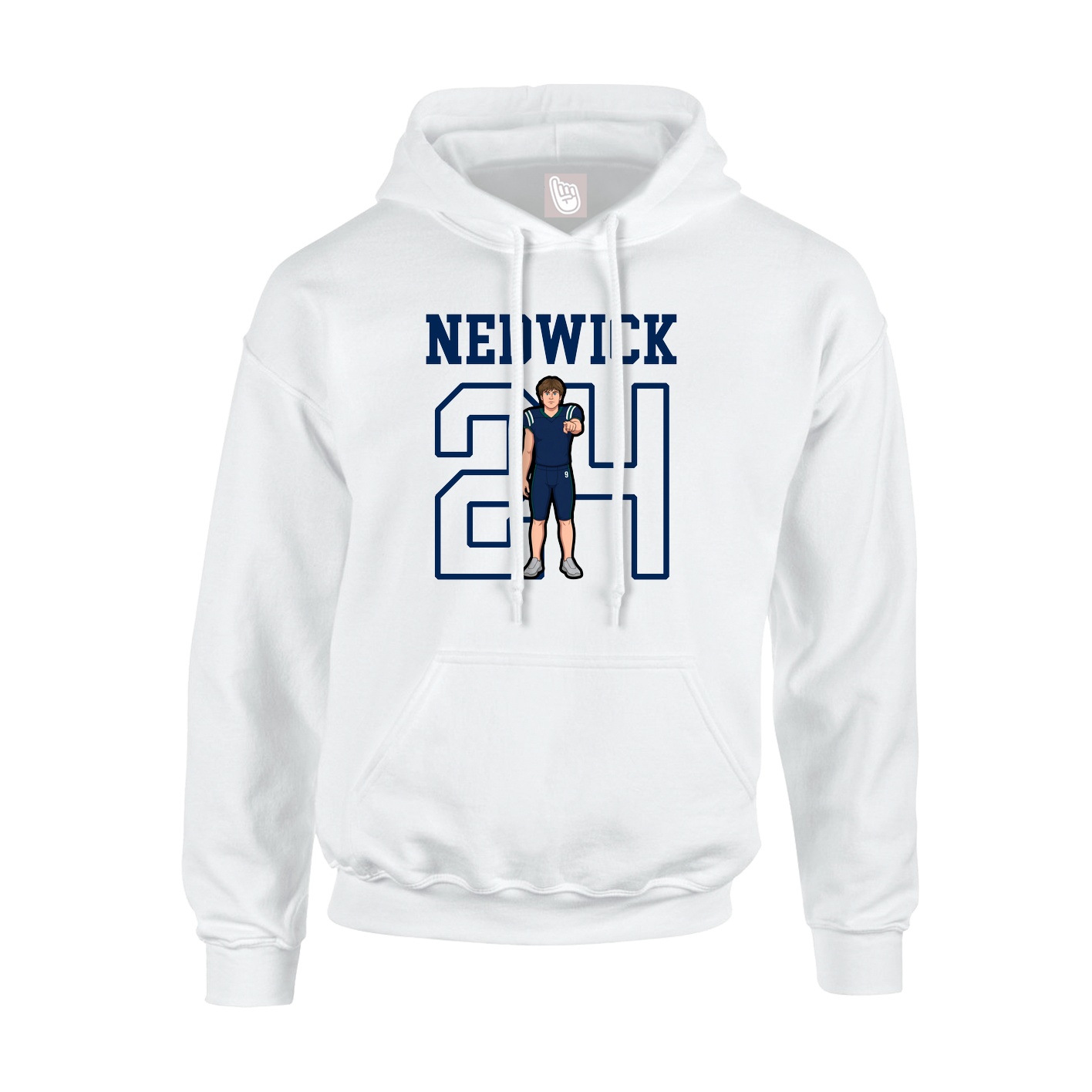 Youth Hoodie — Shirsey in White