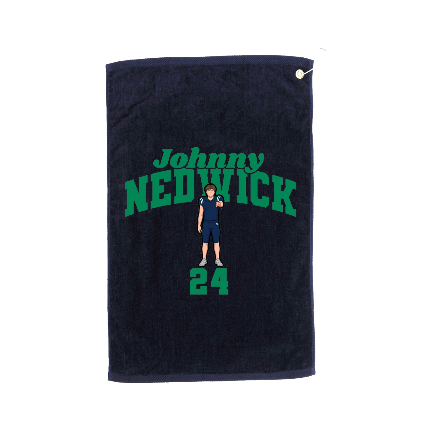 Golf Towel — Signature Arch in Navy