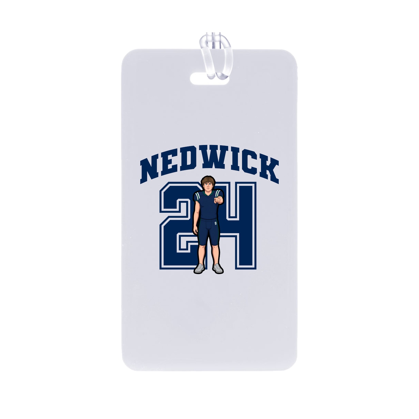 Bag Tag — Number in Classic