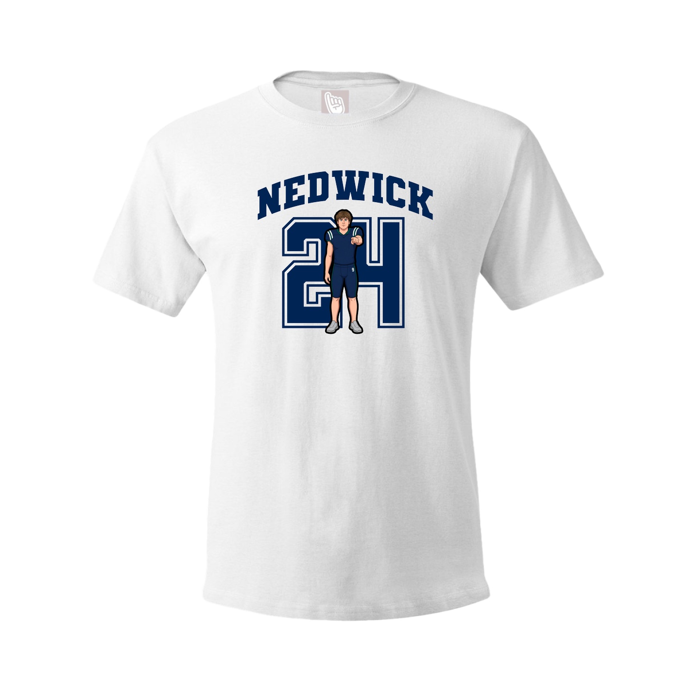 Tee — Number in White