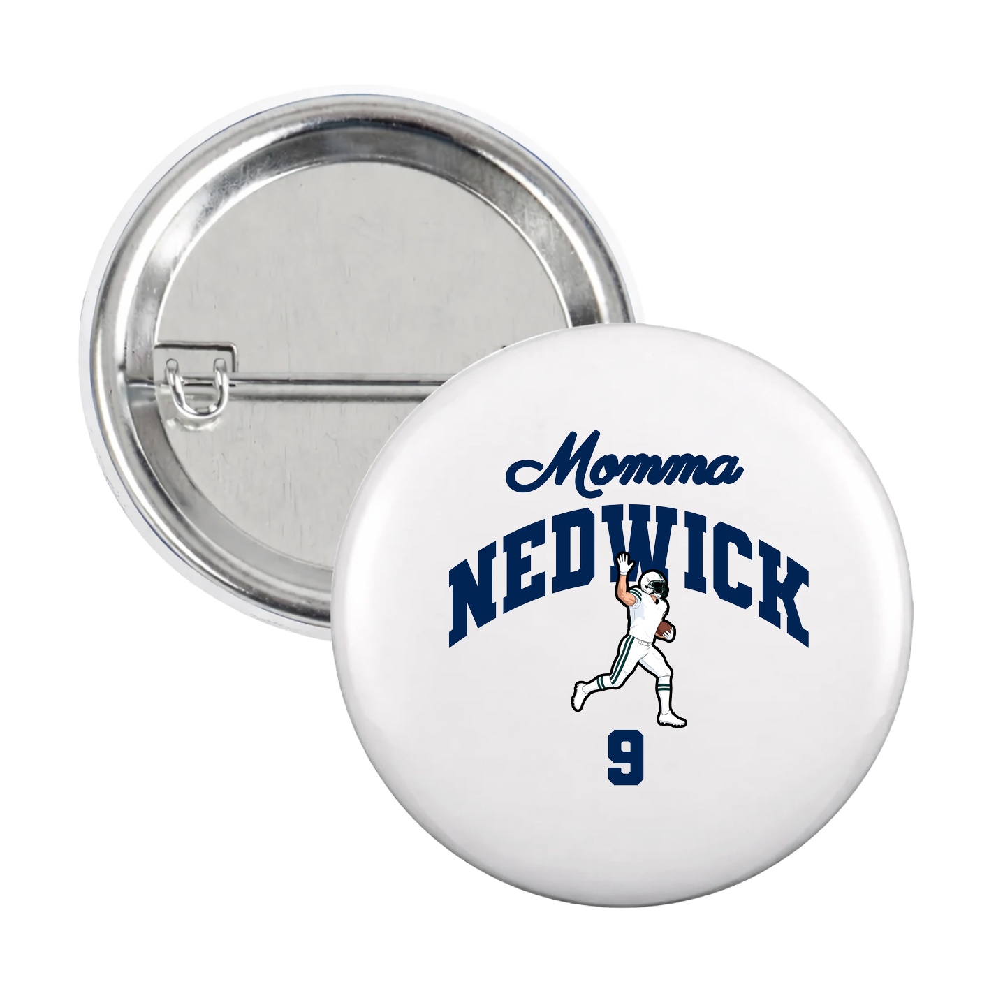Game Day Button — Mothers Day Arch in White