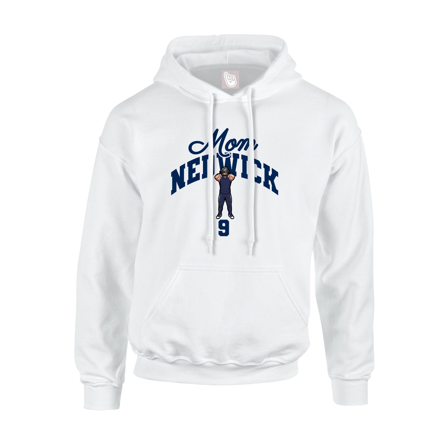 Hoodie — Mothers Day Arch in White