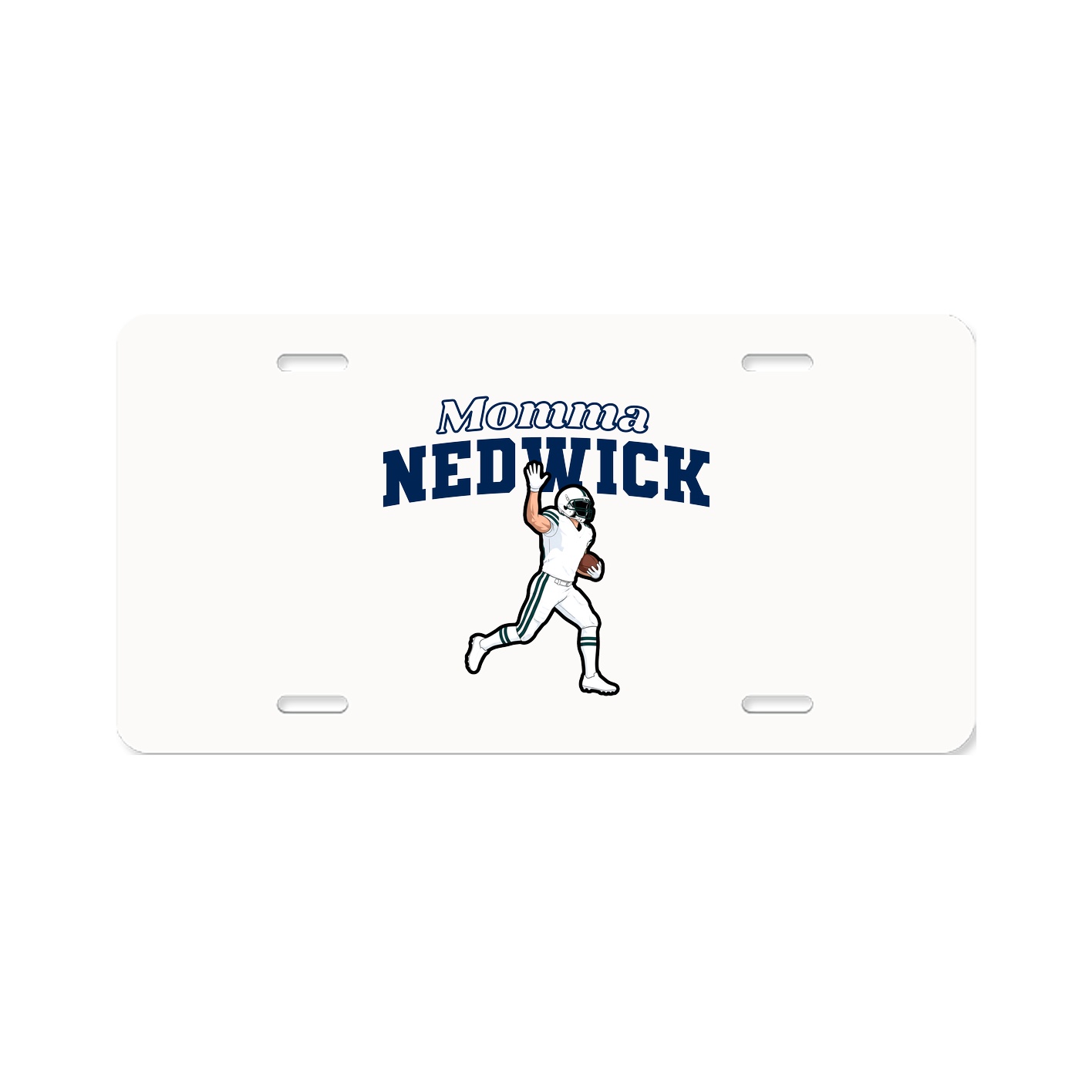 License Plate — Mothers Day Block in Classic