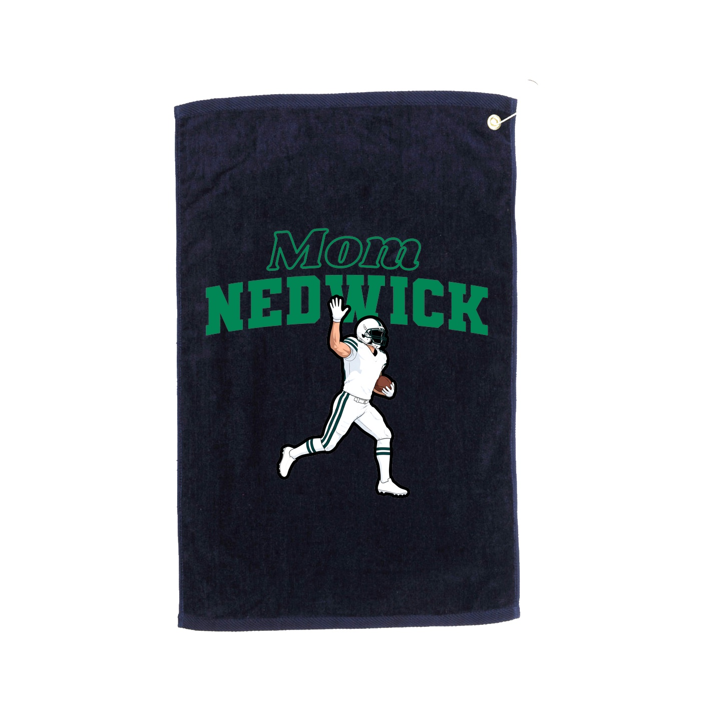 Golf Towel — Mothers Day Block in Navy