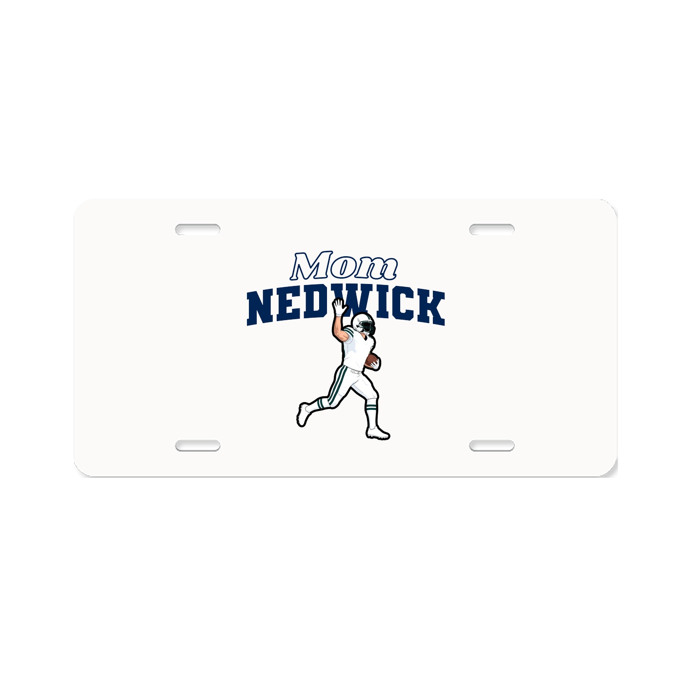License Plate — Mothers Day Block in Classic