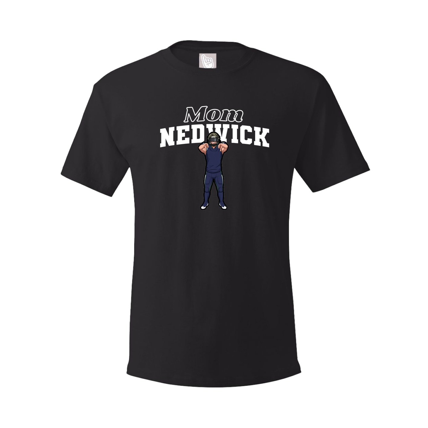 Youth Tee — Mothers Day Block in Black
