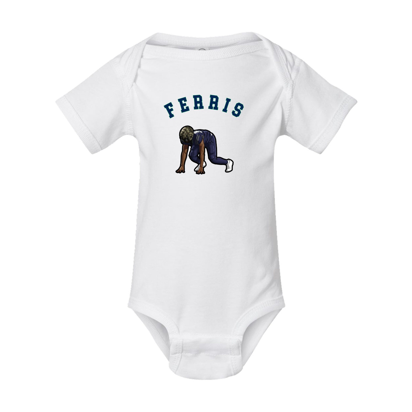 Baby Onesie — Shirsey Arch in White