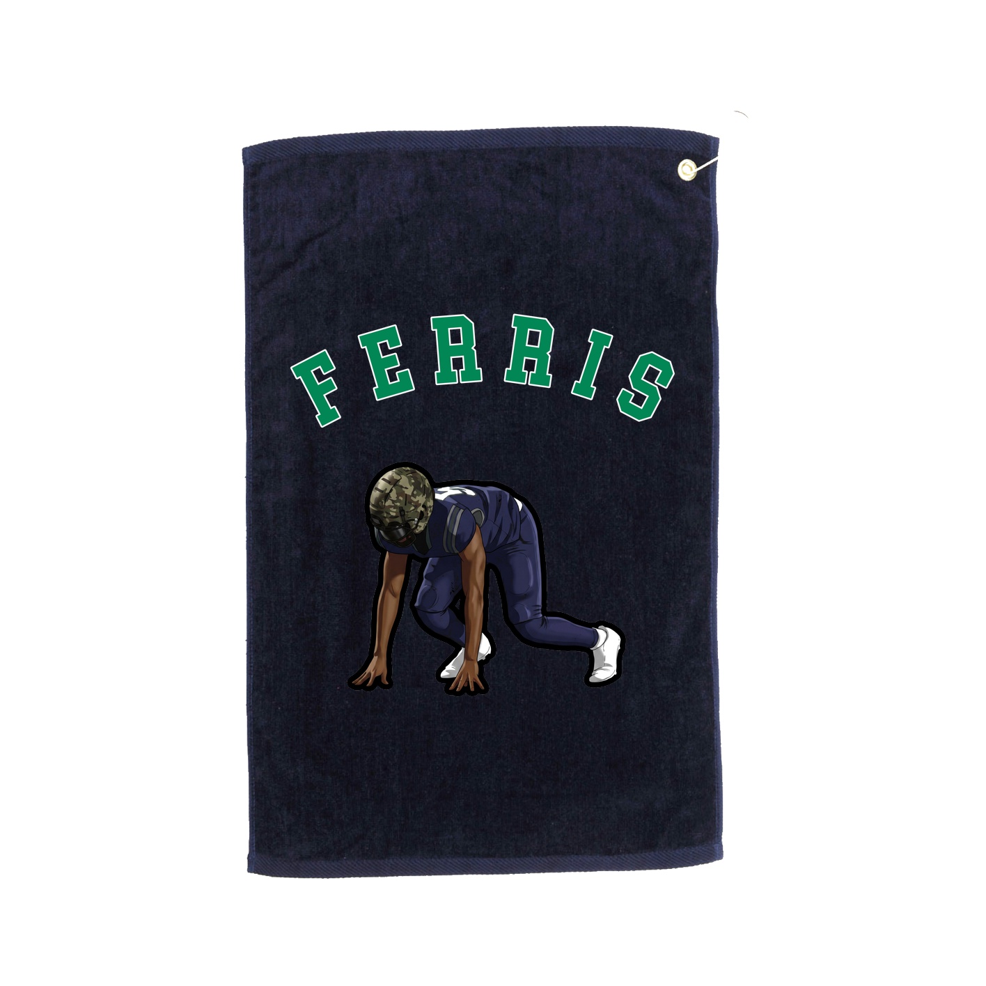 Golf Towel — Shirsey Arch in Navy