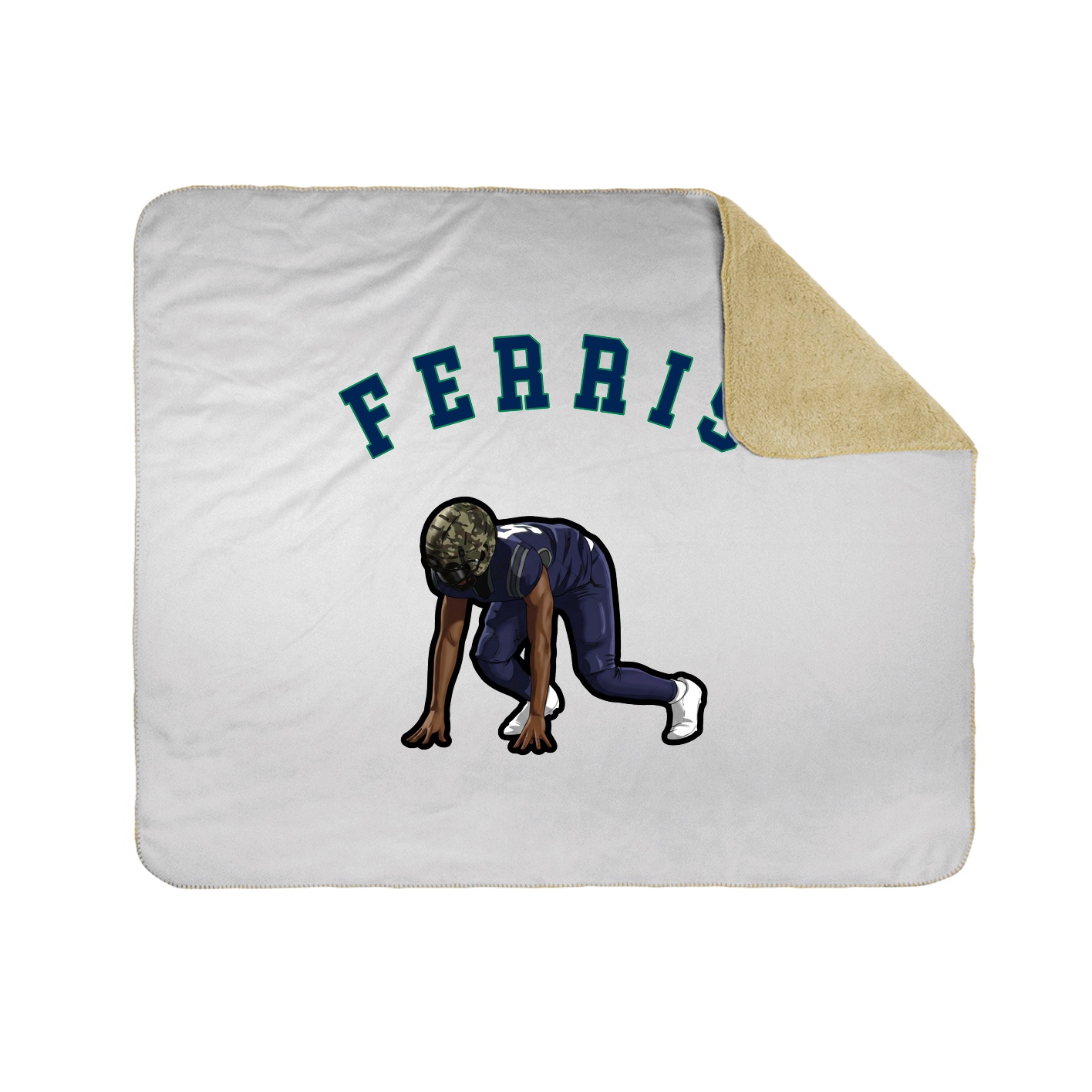 Throw Blanket — Shirsey Arch in White