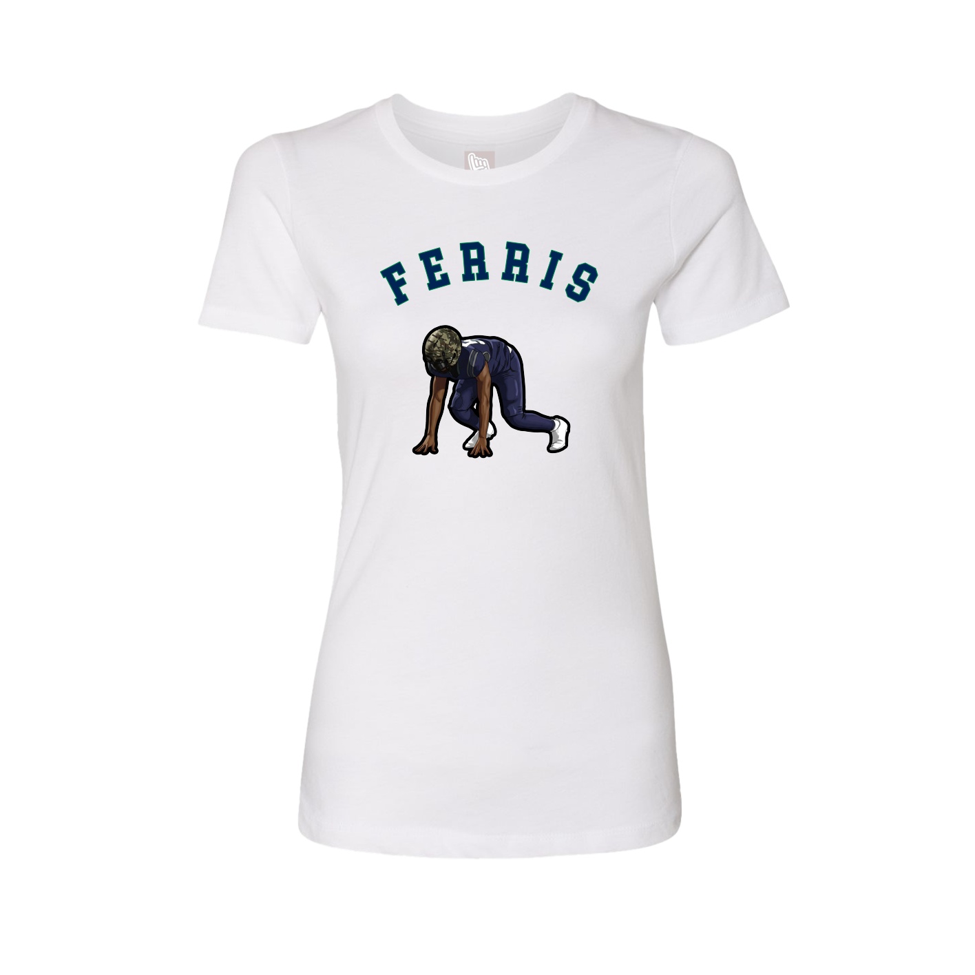 Womens Tee — Shirsey Arch in White