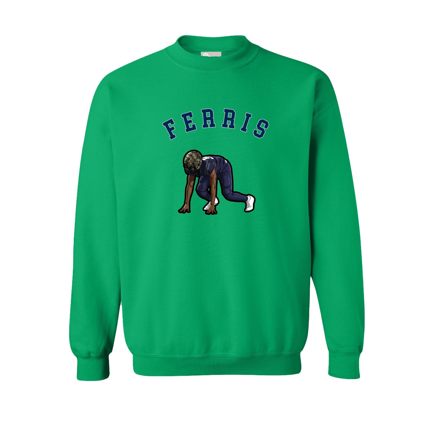 Fleece Crew — Shirsey Arch in Green