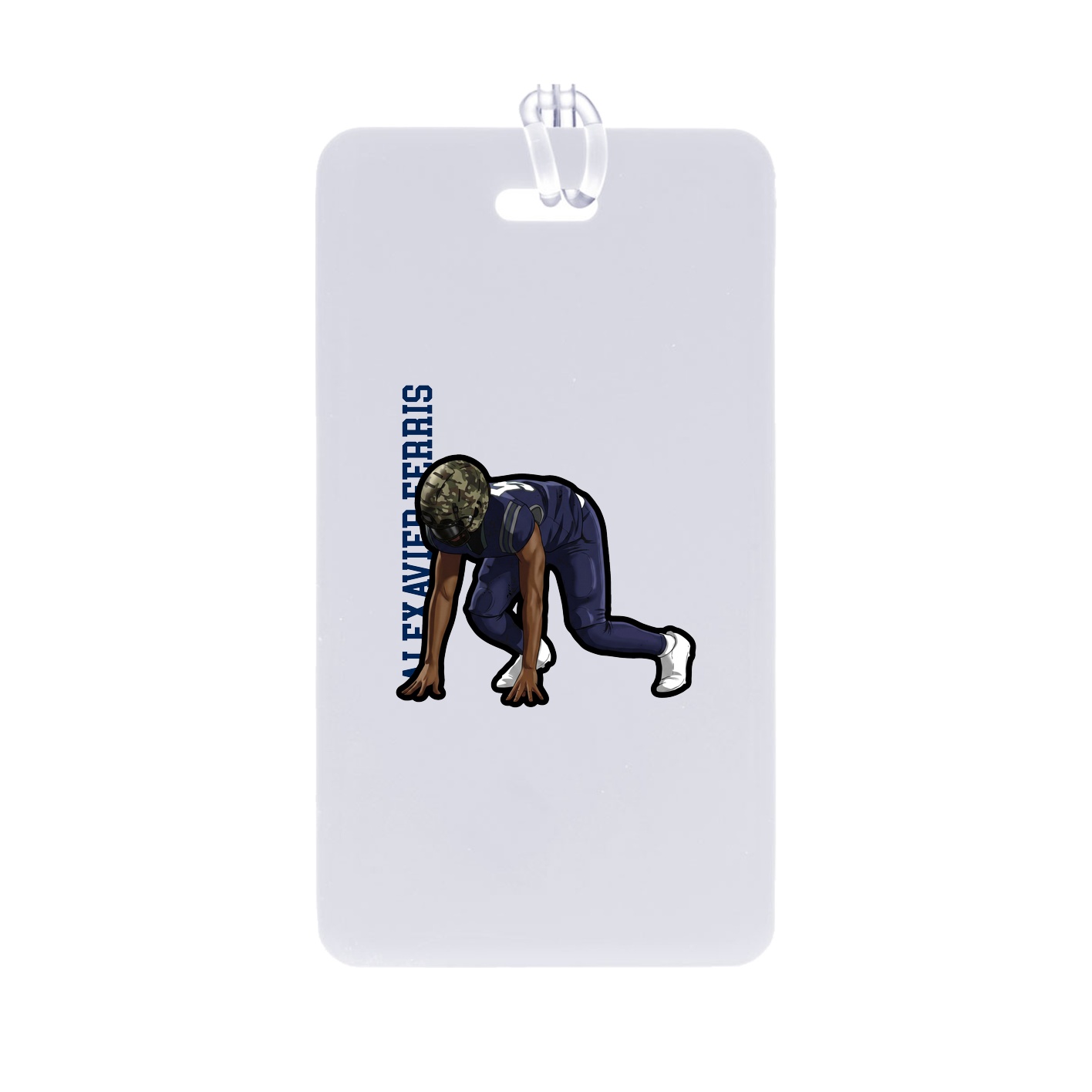 Bag Tag — Name Vertical in Classic