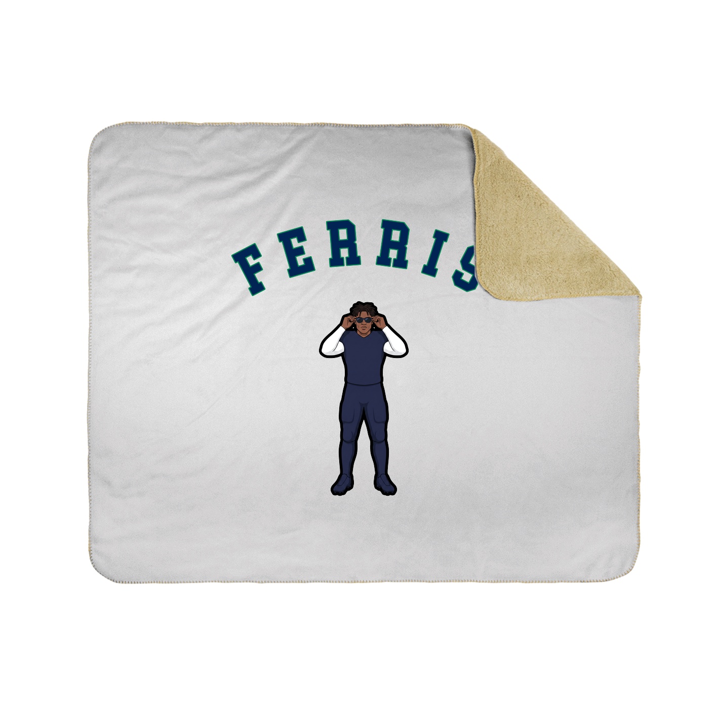Throw Blanket — Shirsey Arch in White