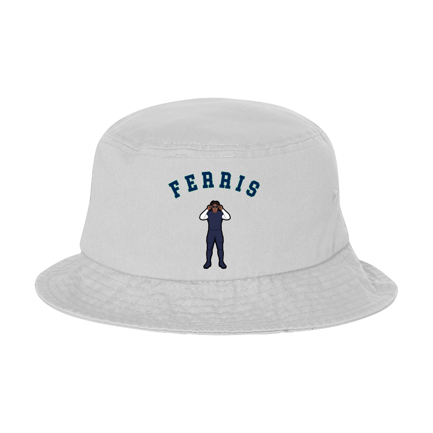 Bucket Cap — Shirsey Arch in White