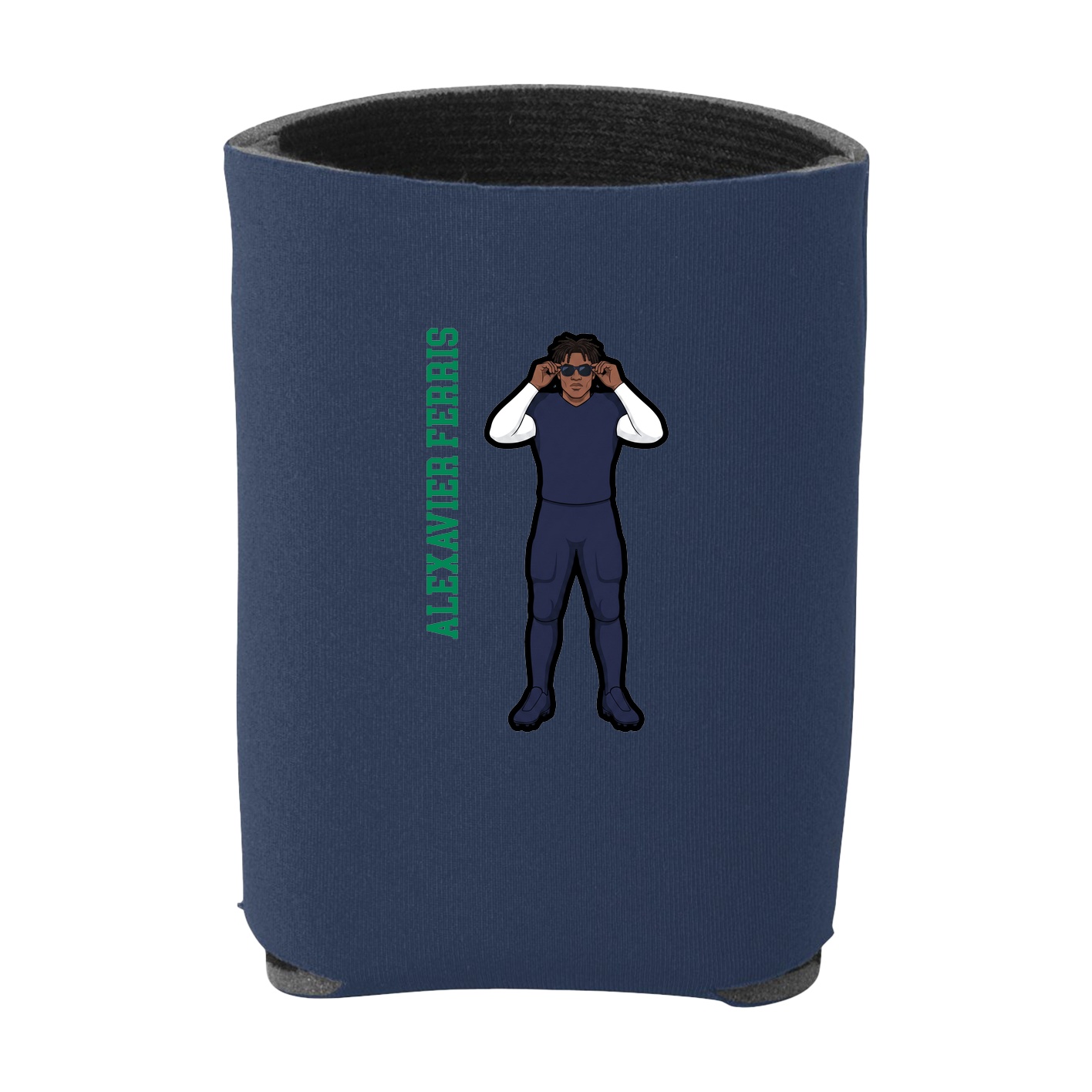 Can Holder — Name Vertical in Navy