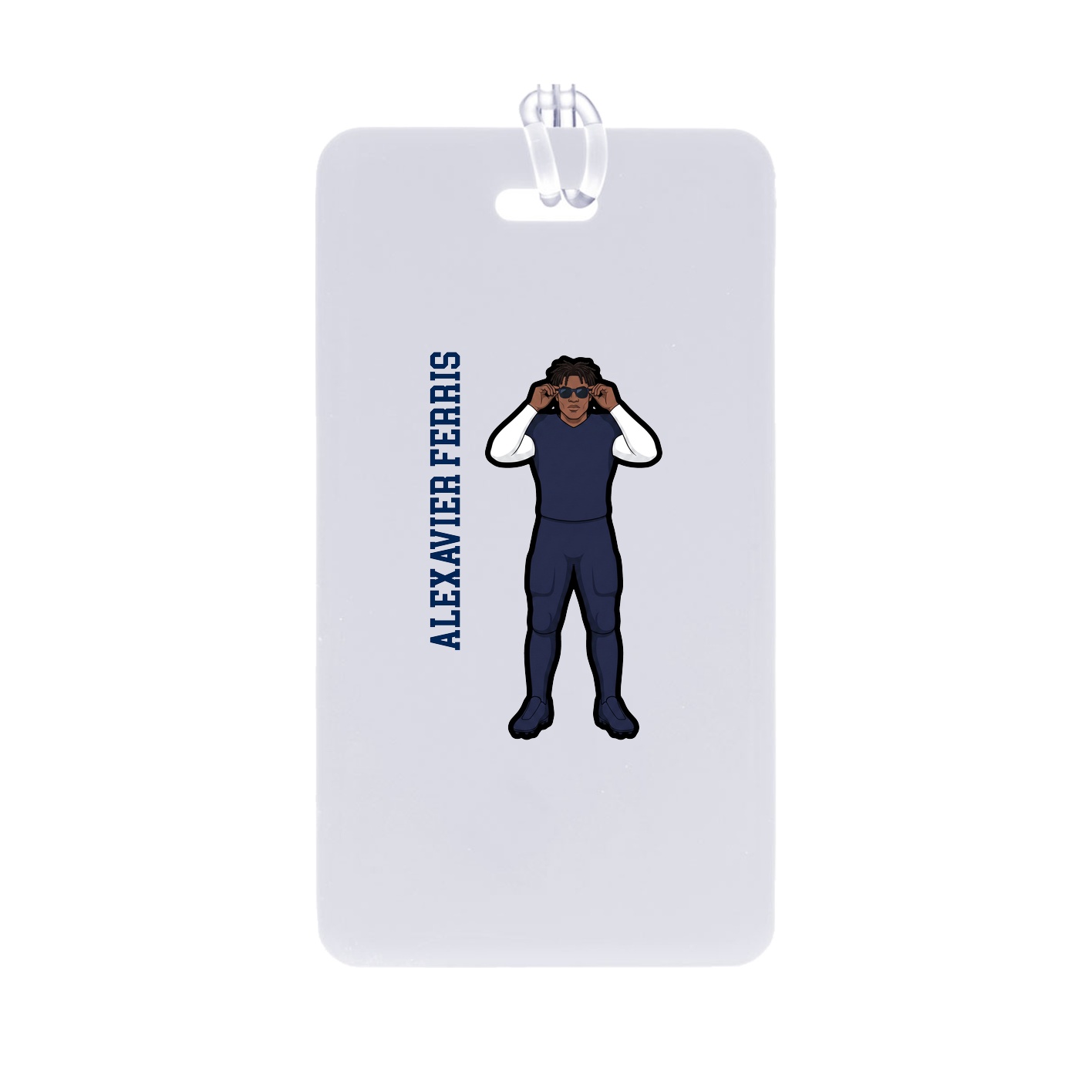 Bag Tag — Name Vertical in Classic