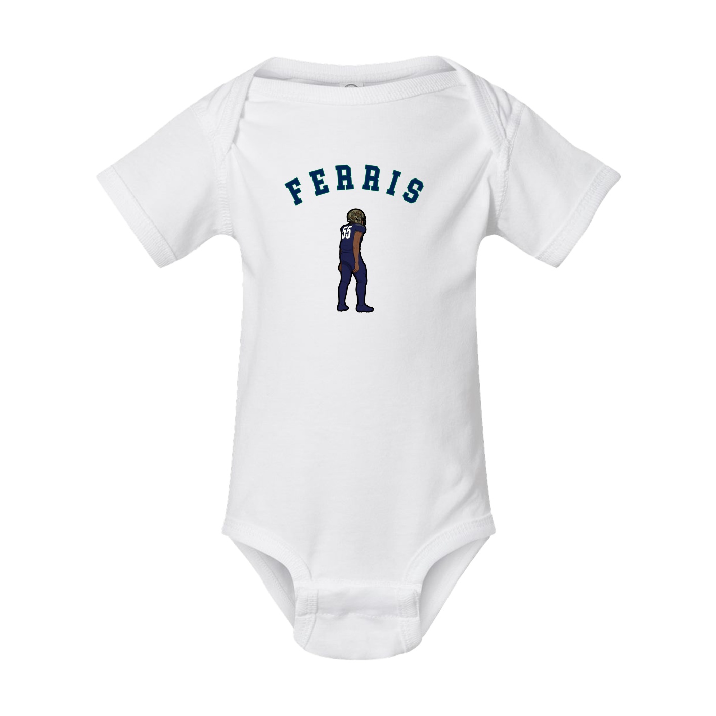Baby Onesie — Shirsey Arch in White