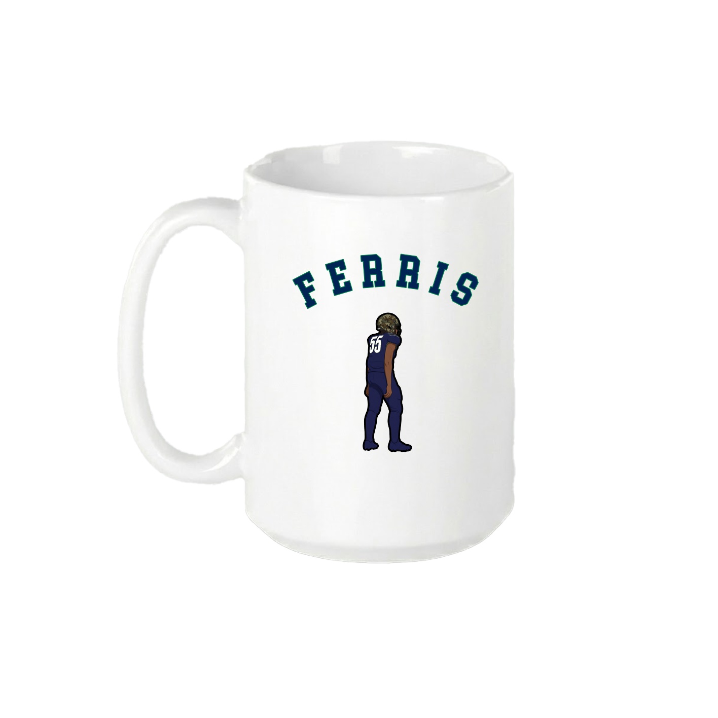 15oz Coffee Mug — Shirsey Arch in White