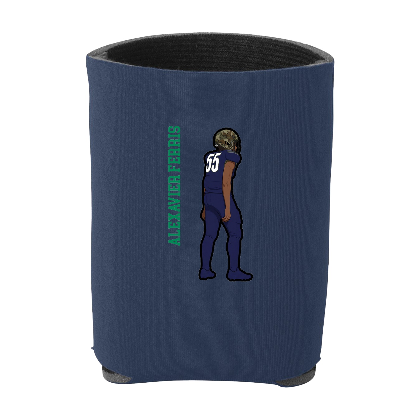 Can Holder — Name Vertical in Navy