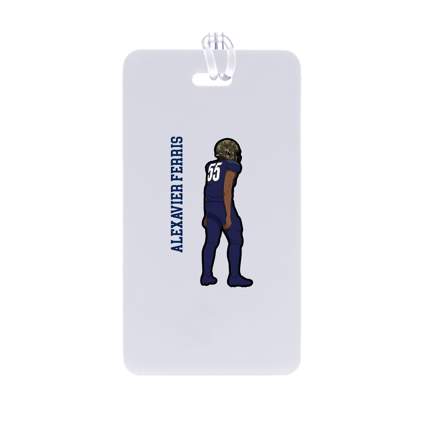 Bag Tag — Name Vertical in Classic