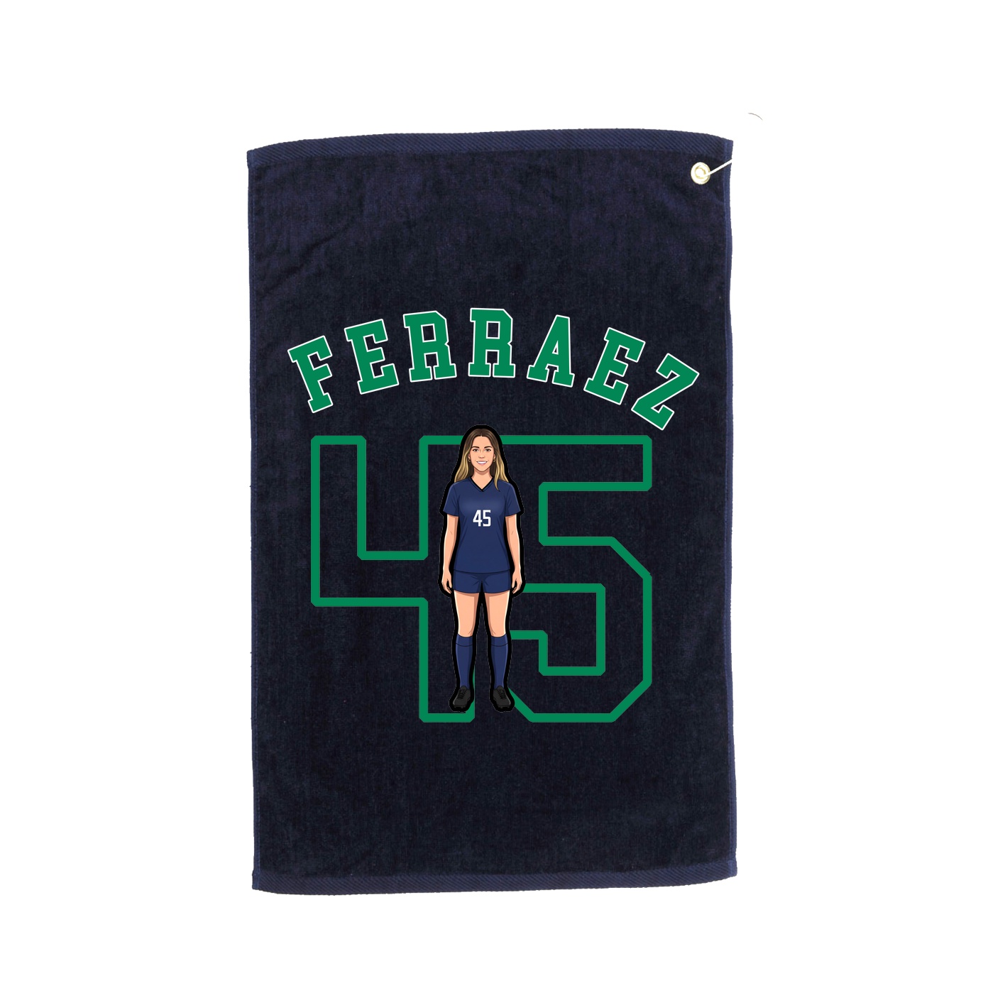 Golf Towel — Shirsey Arch in Navy