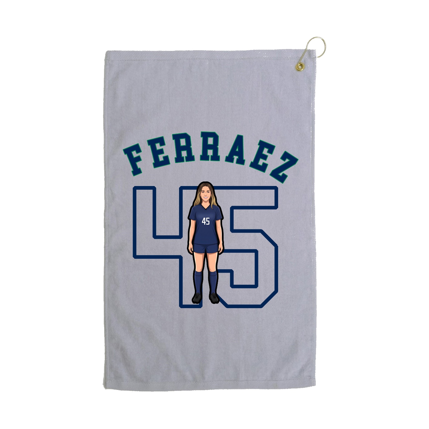 Golf Towel — Shirsey Arch in Grey