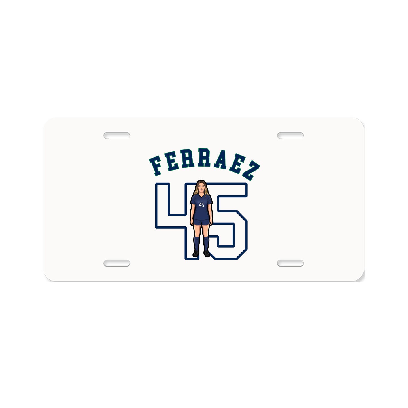 License Plate — Shirsey Arch in Classic