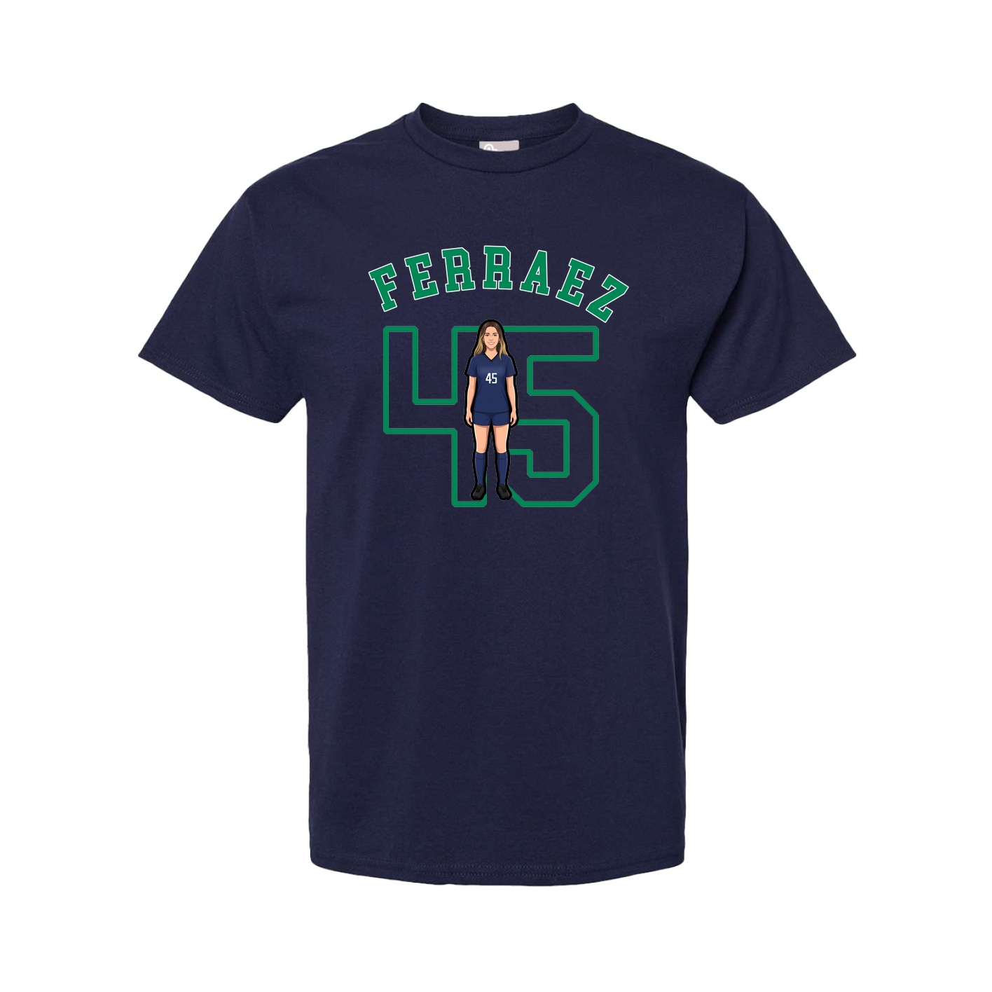 Youth Tee — Shirsey Arch in Navy