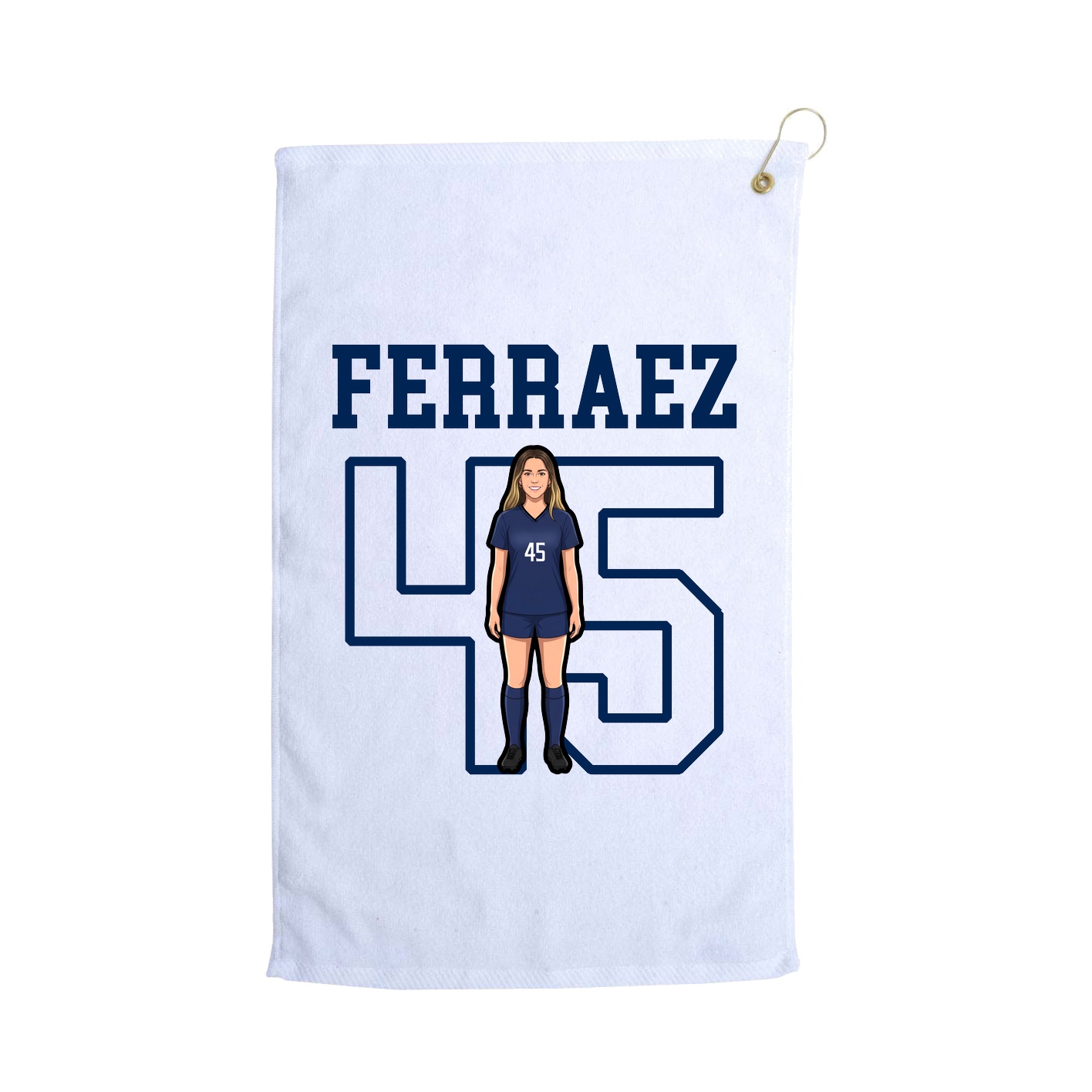 Golf Towel — Shirsey in White