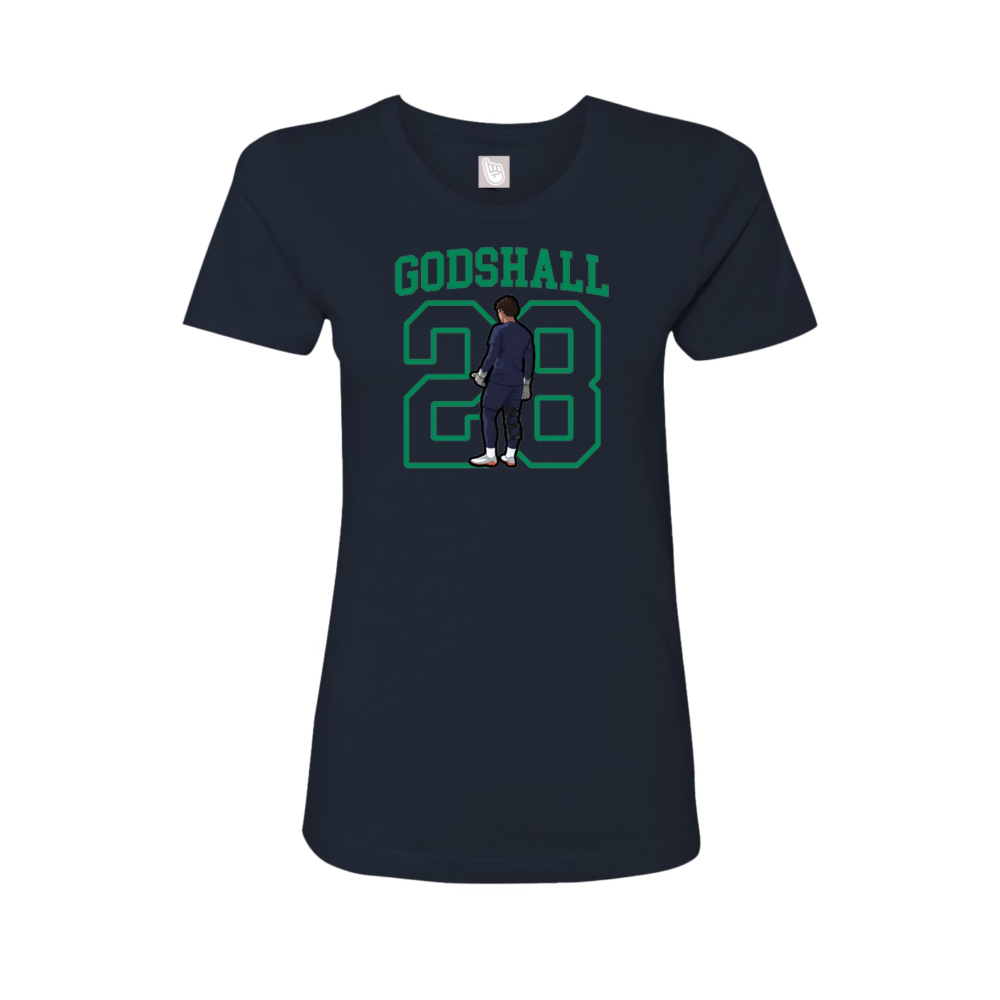 Fitted Women's Tee — Shirsey in Navy