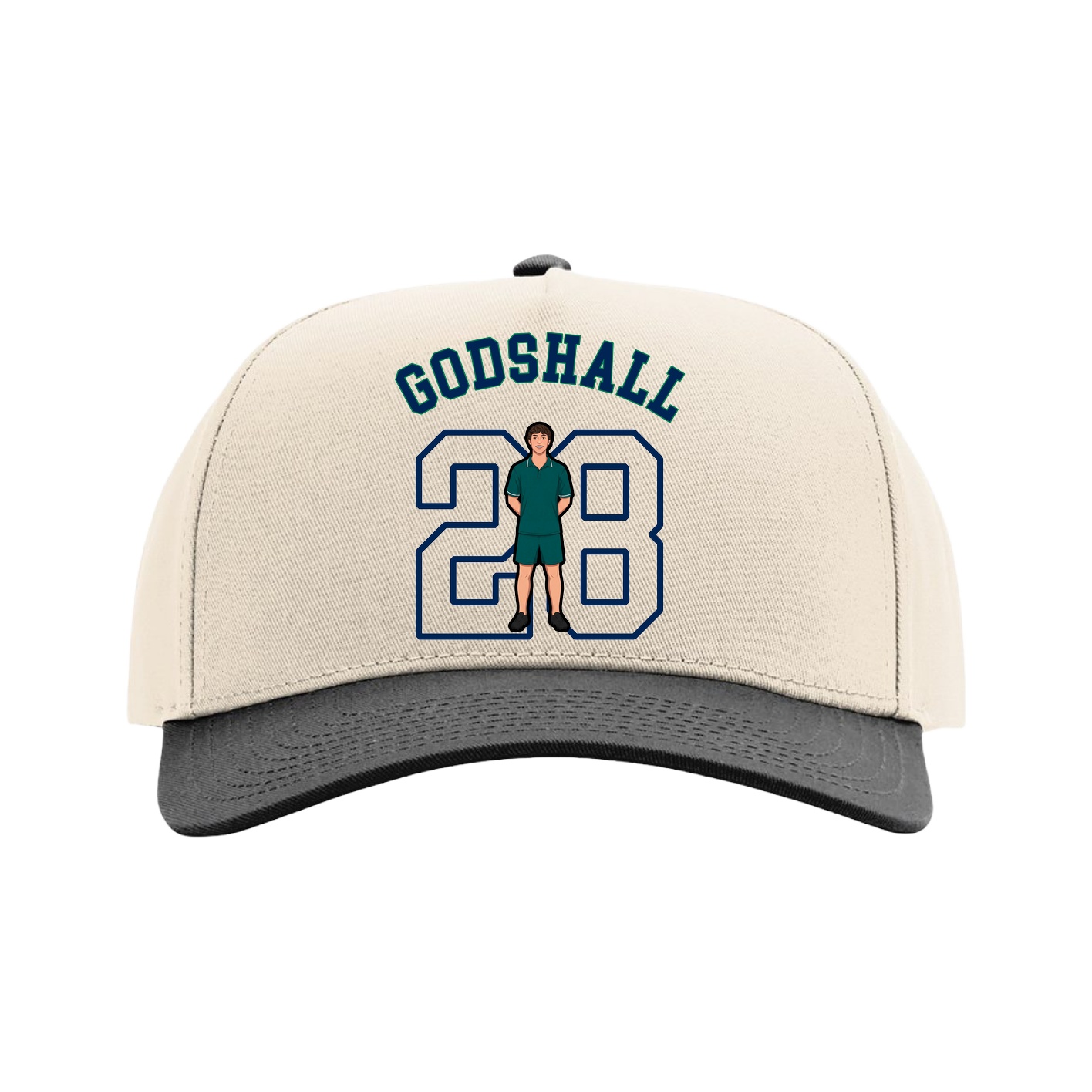 Full Fabric Five-Panel Champ Cap