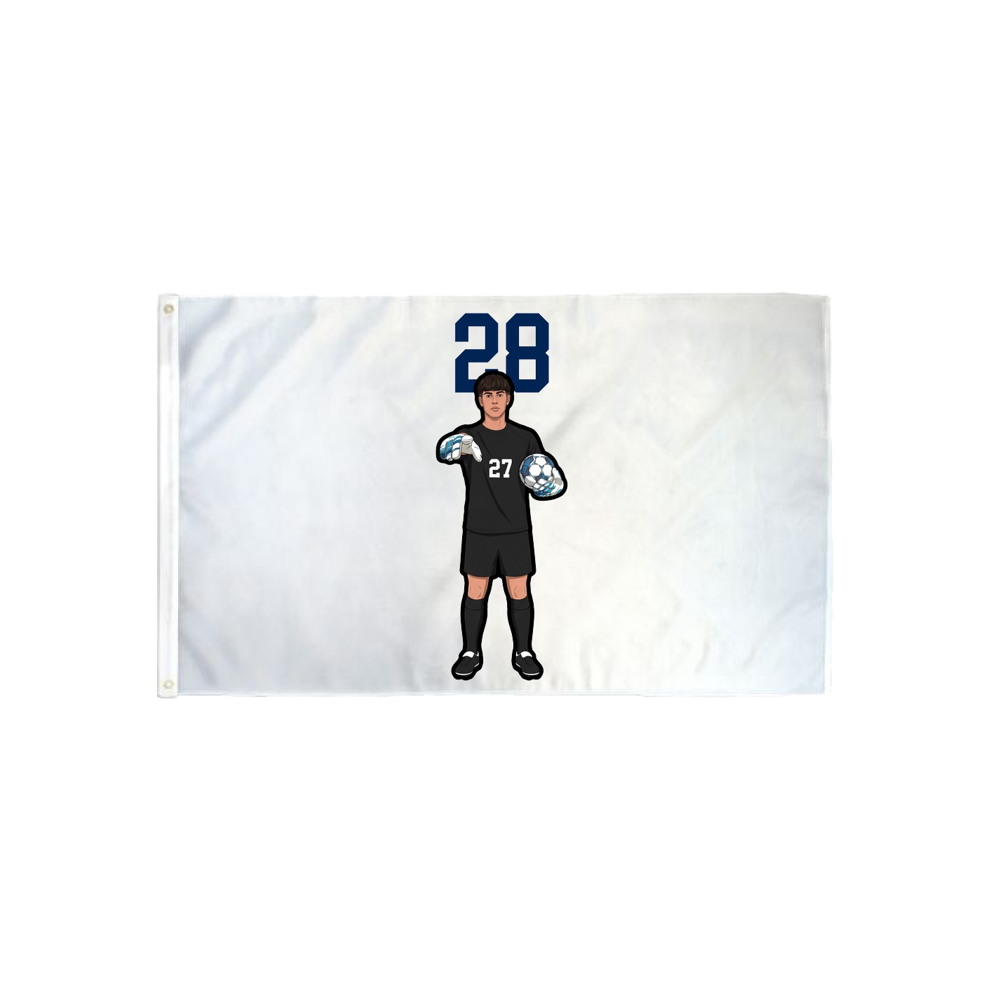 3x5 Flag — Number Top in Classic