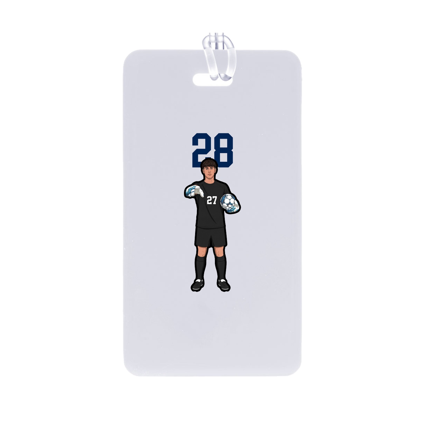 Bag Tag — Number Top in Classic