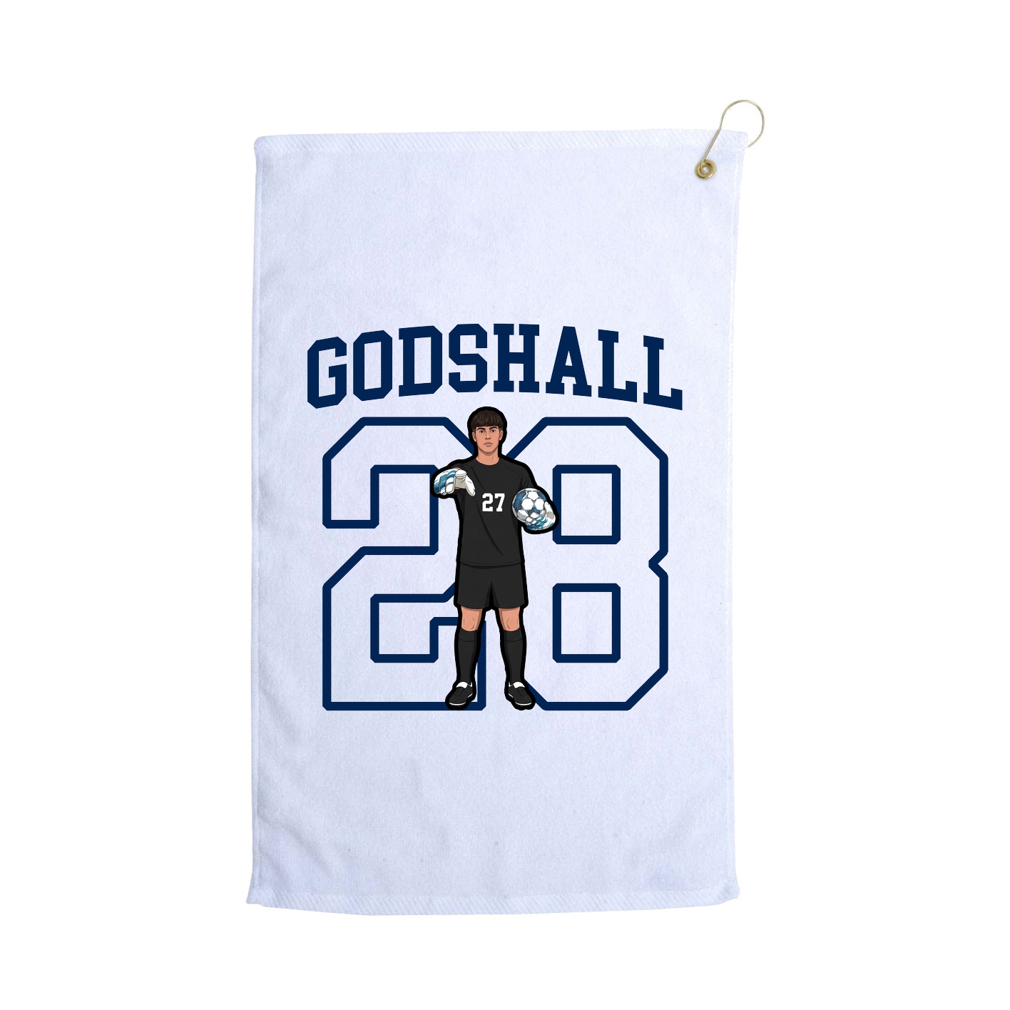 Golf Towel — Shirsey in White