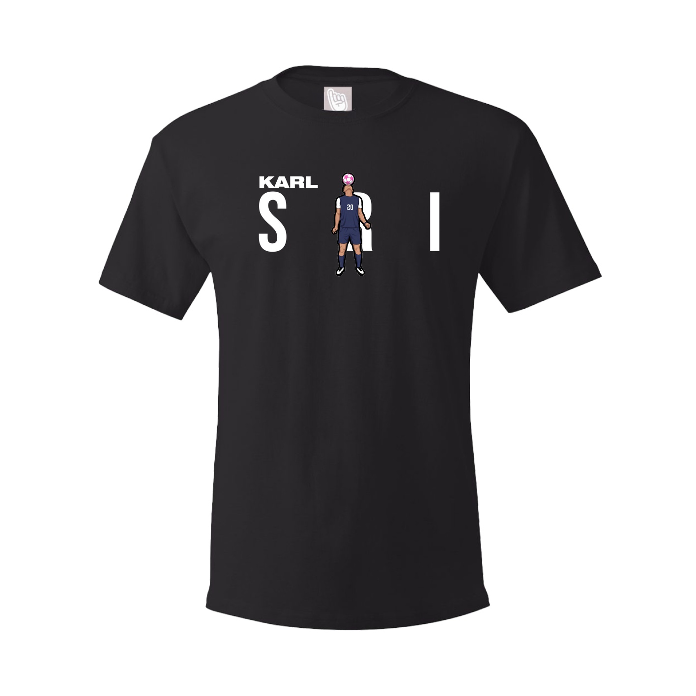 Youth Tee — Player Name in Black