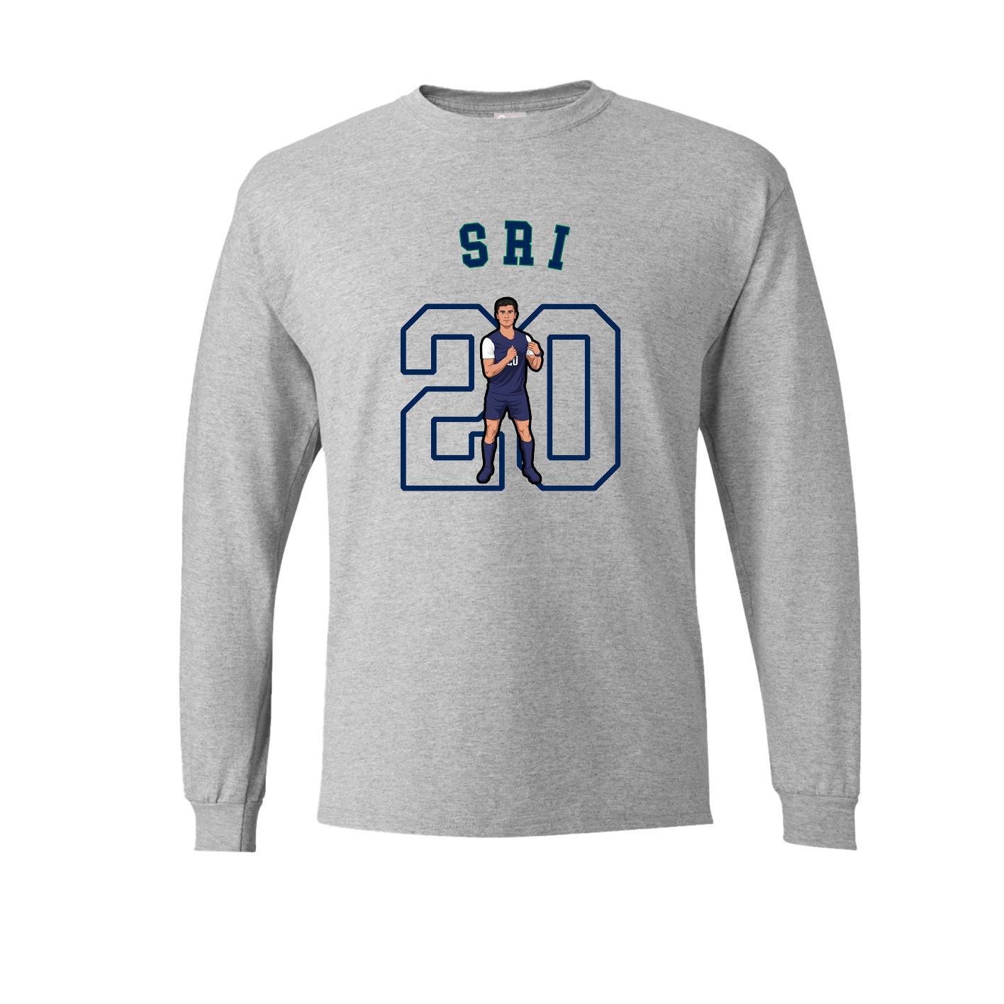 Long Sleeve Tee — Shirsey Arch in Grey