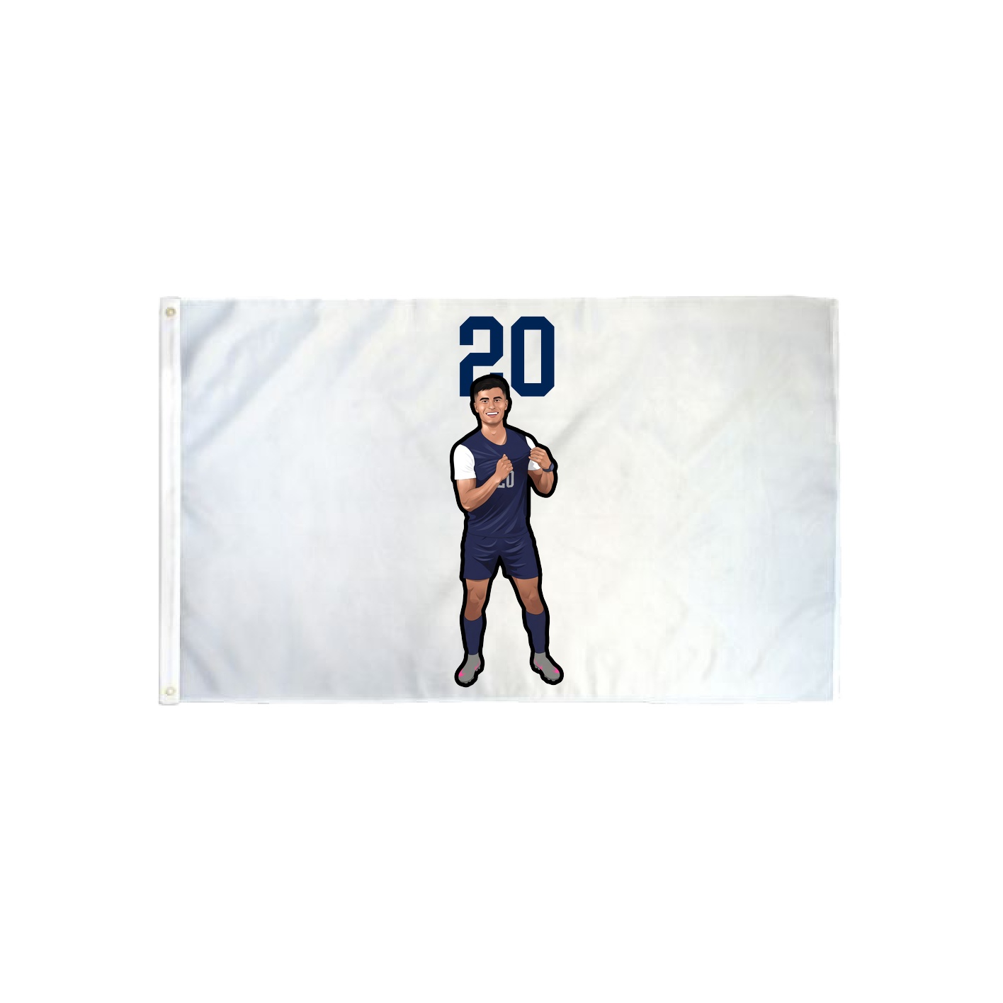 3x5 Flag — Number Top in Classic