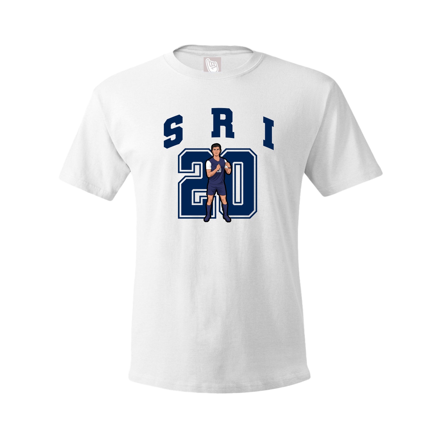 Tee — Number in White
