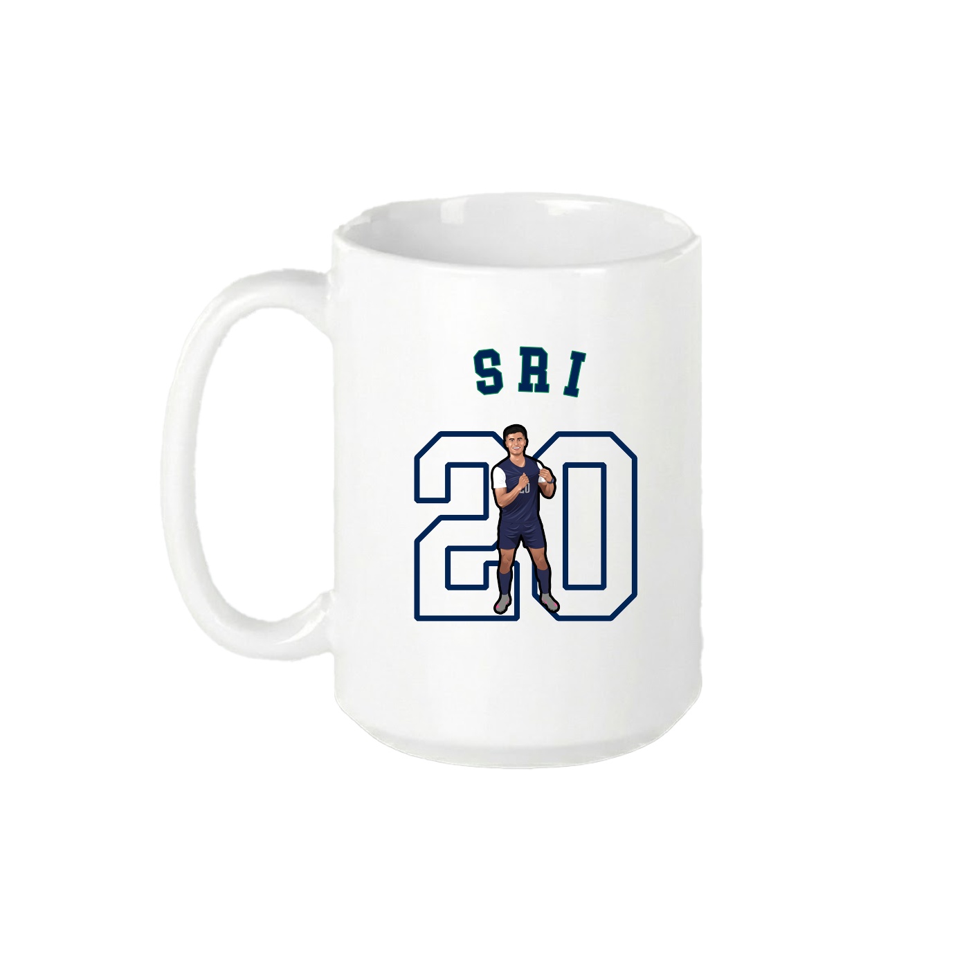 15oz Coffee Mug — Shirsey Arch in White