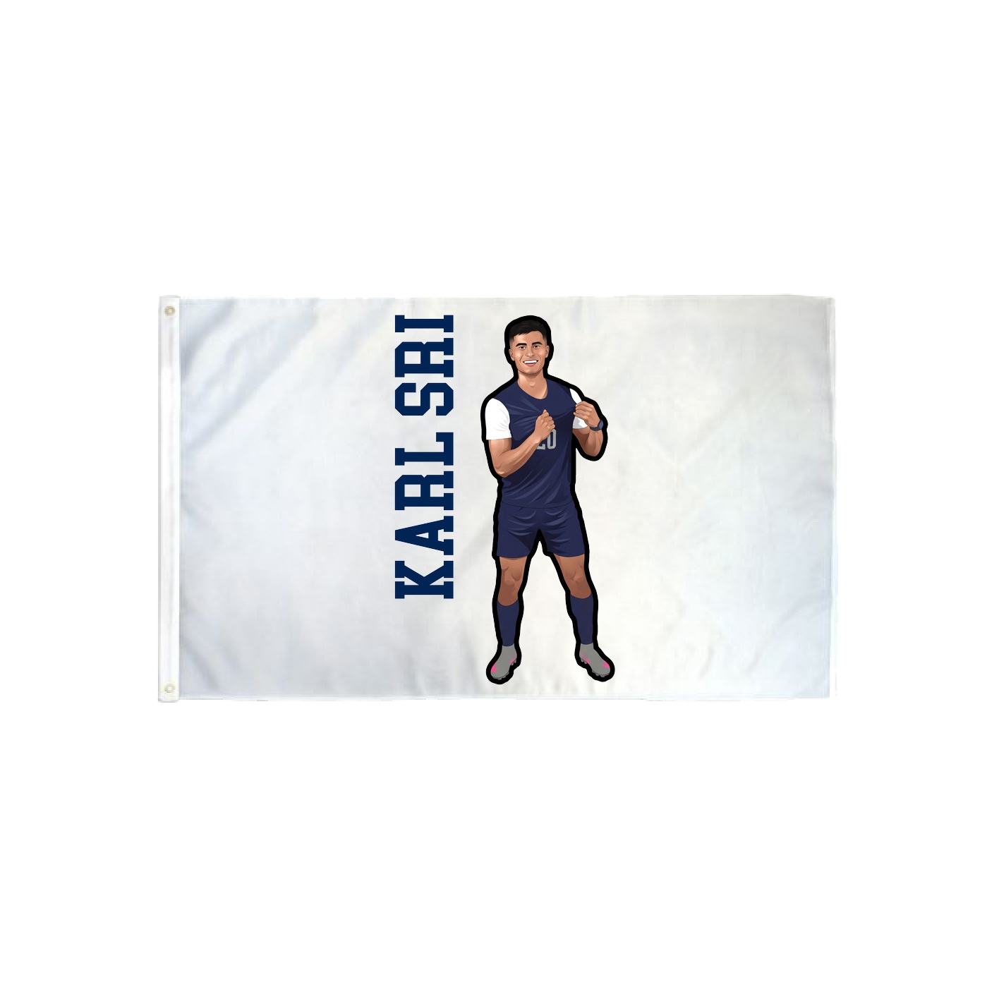 3x5 Flag — Name Vertical in Classic