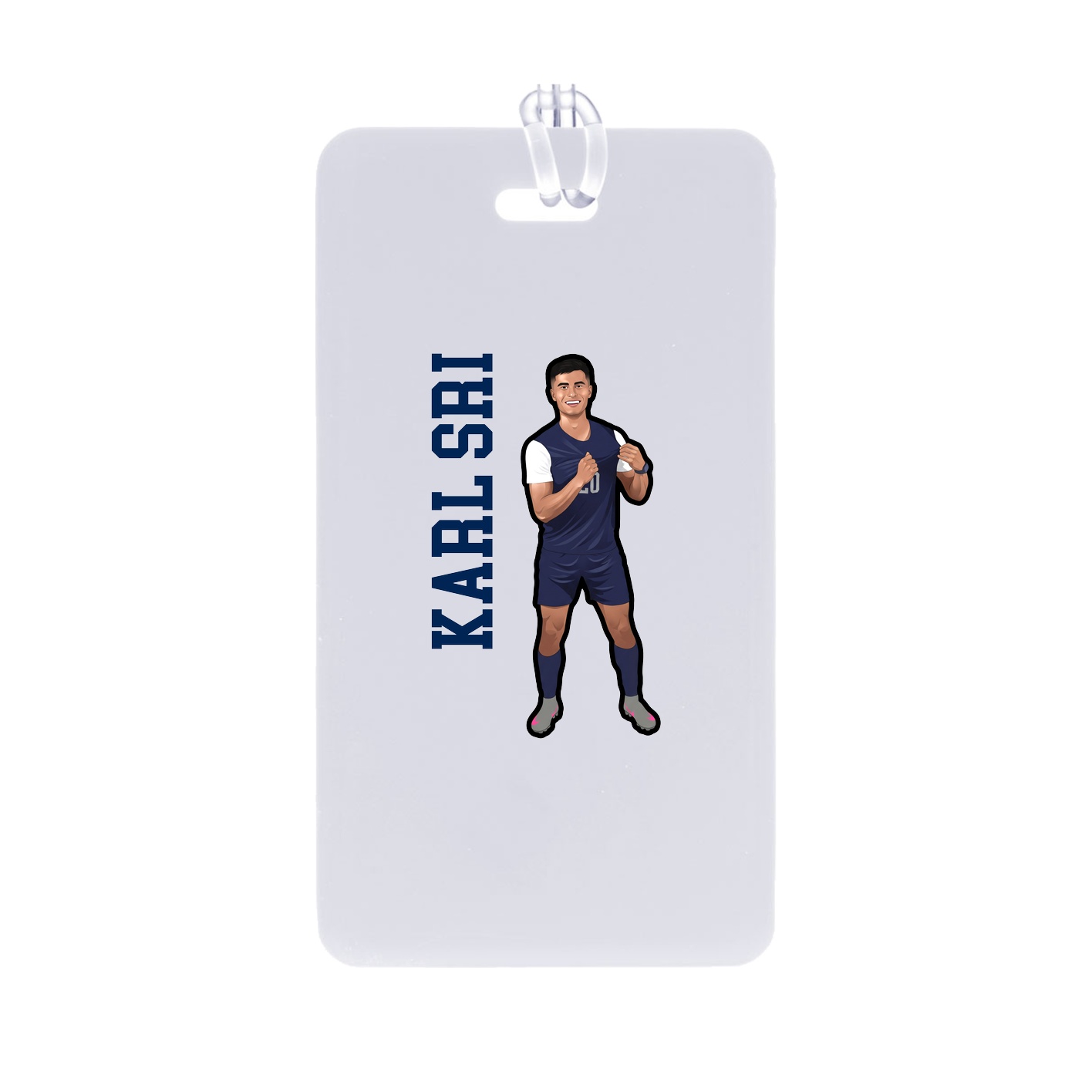 Bag Tag — Name Vertical in Classic