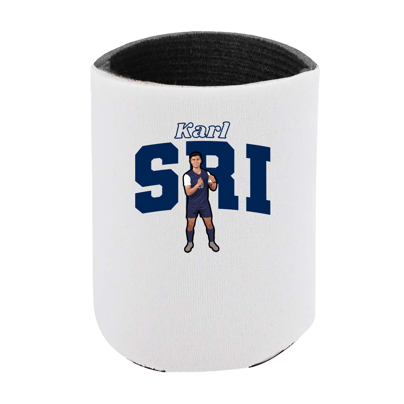 Can Holder — Name Arch in White