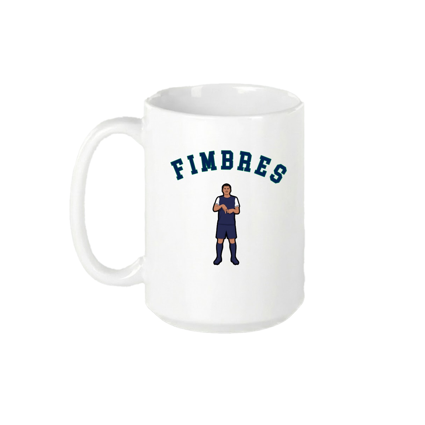15oz Coffee Mug — Shirsey Arch in White