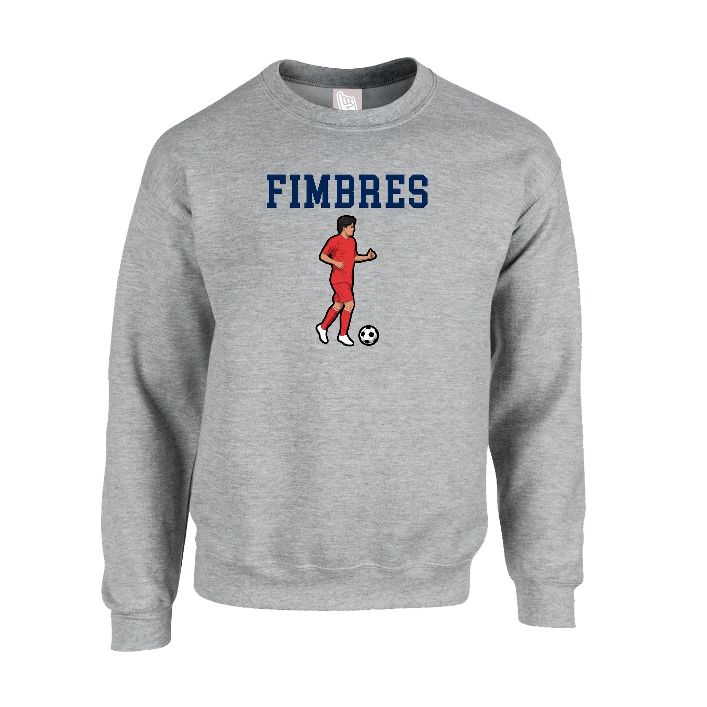 Fleece Crew — Shirsey in Grey