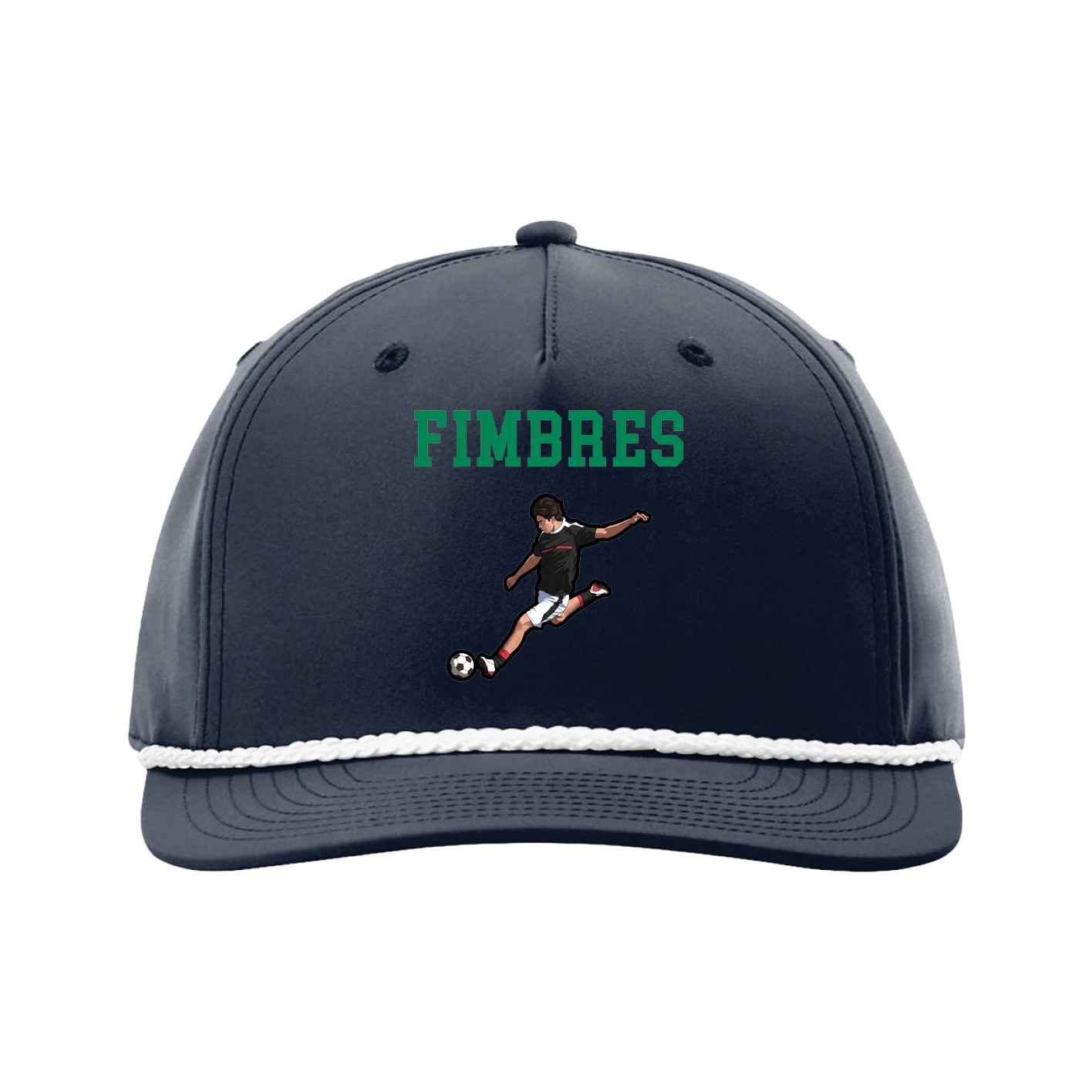 Five-Panel Classic Rope Cap — Shirsey in Navy