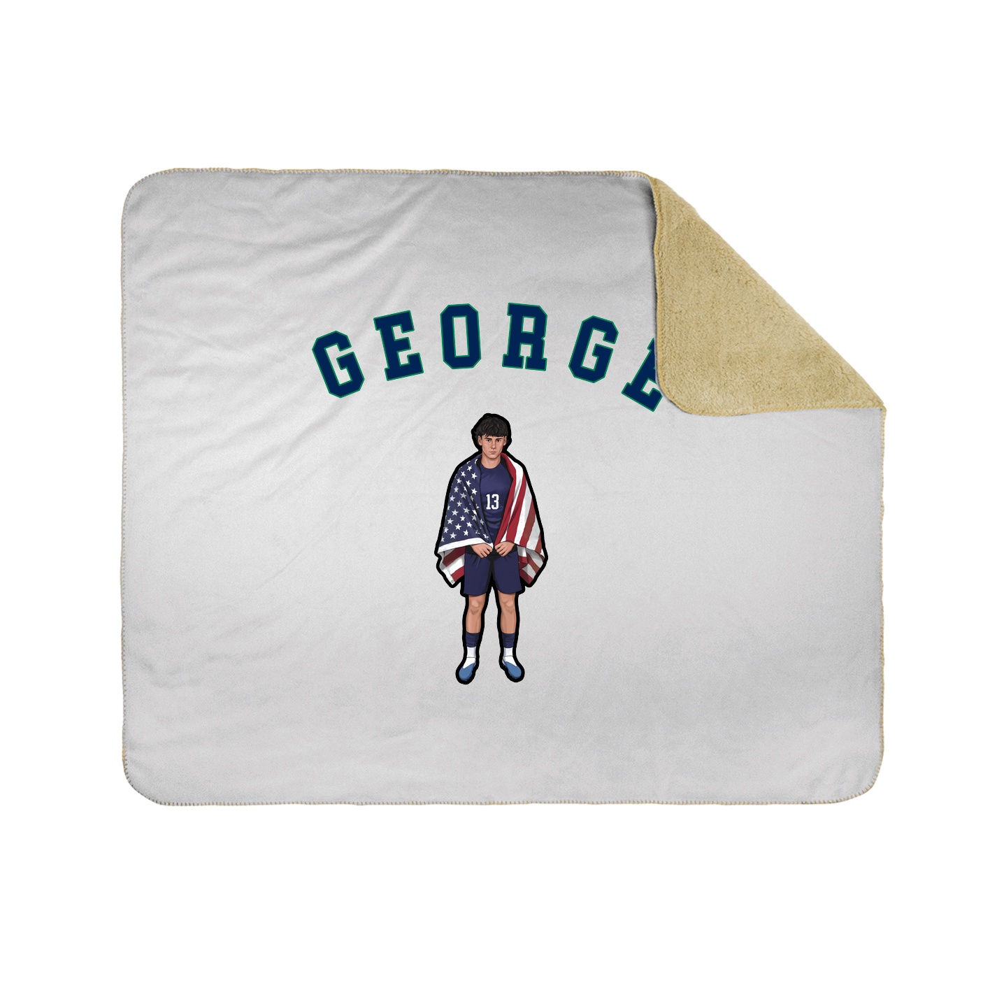 Throw Blanket — Shirsey Arch in White