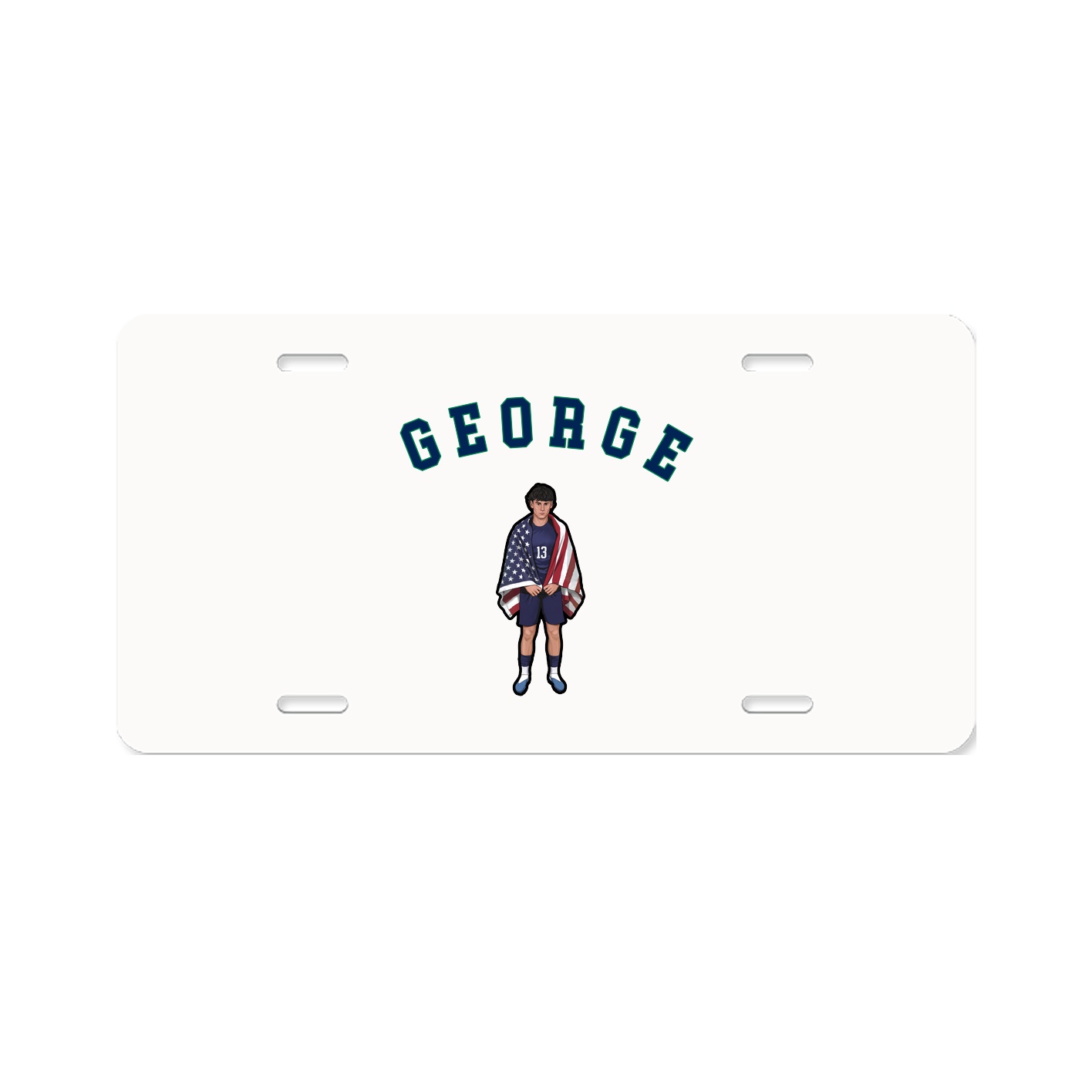 License Plate — Shirsey Arch in Classic