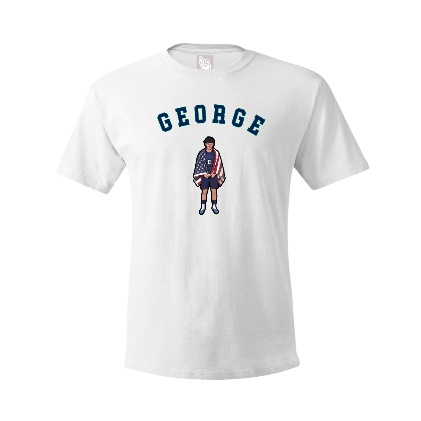Youth Tee — Shirsey Arch in White