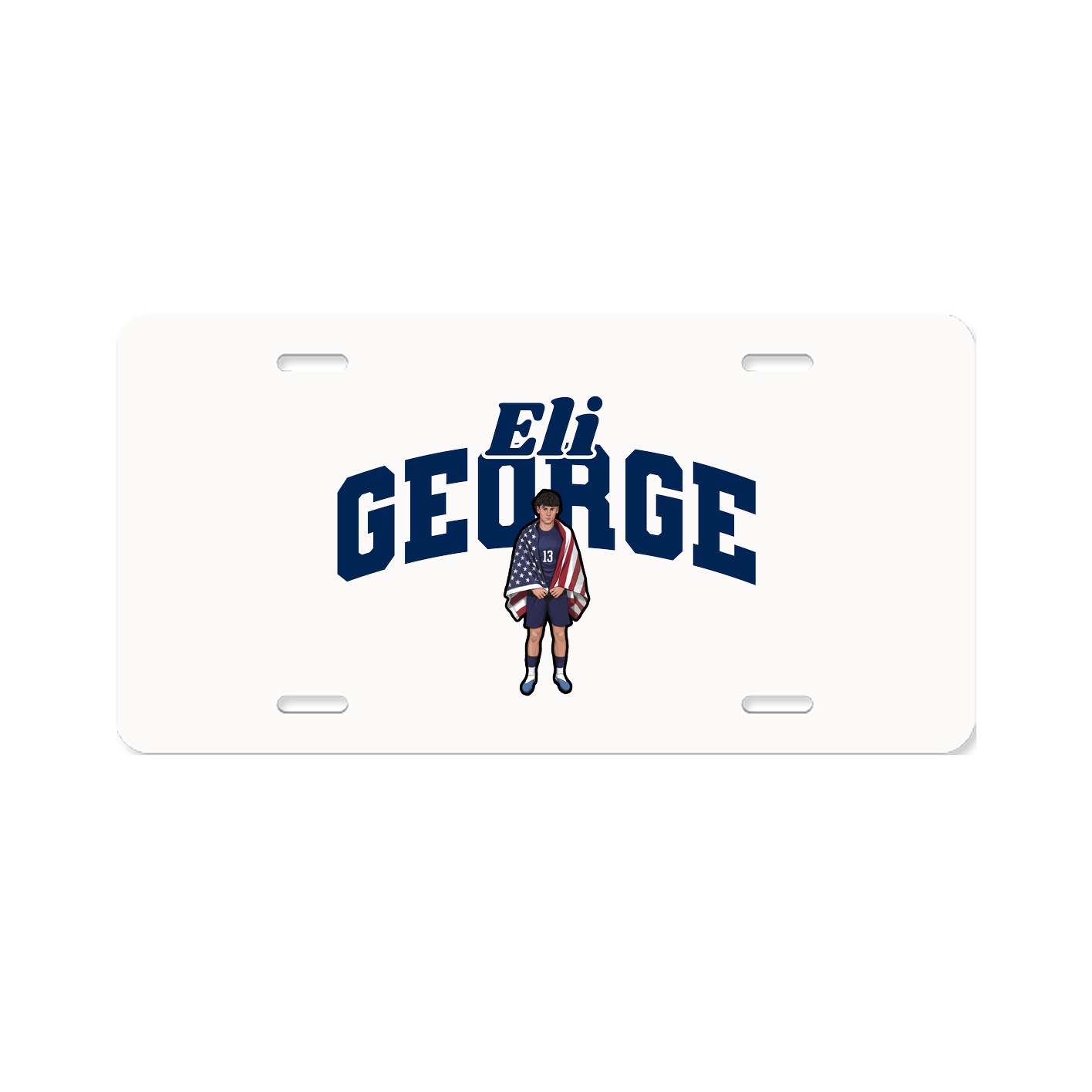 License Plate — Signature Arch in Classic