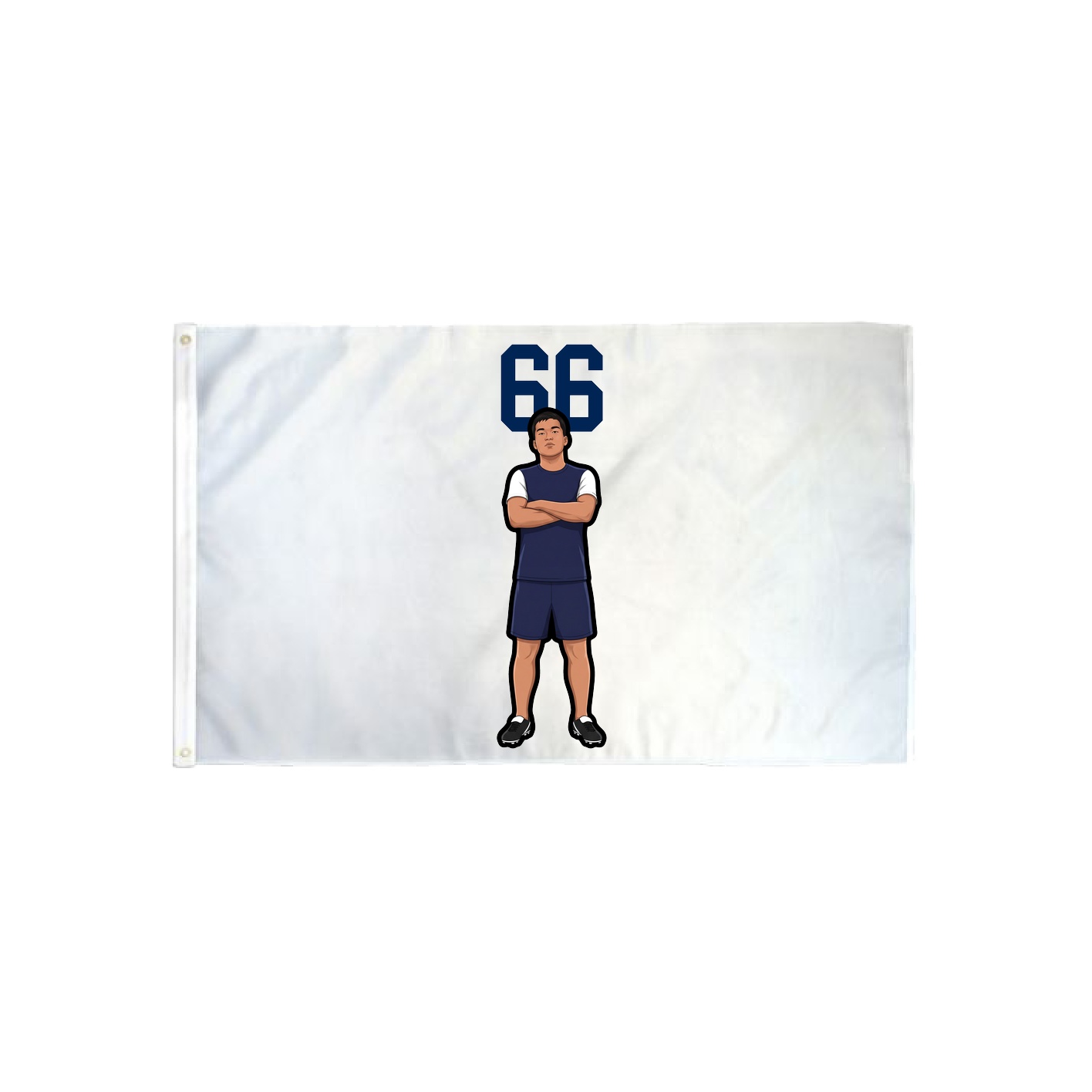 3x5 Flag — Number Top in Classic